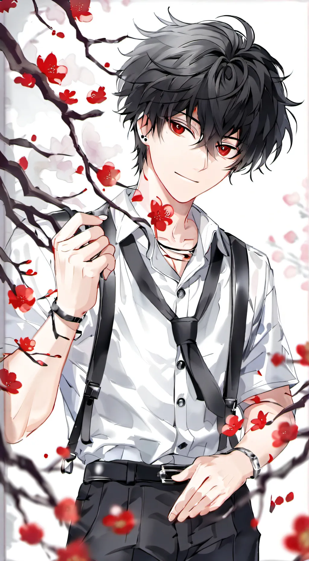 ai character: ash background