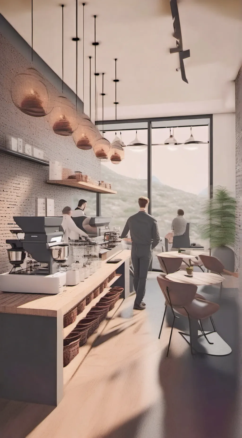 ai character: Brew-Tech Tycoon background