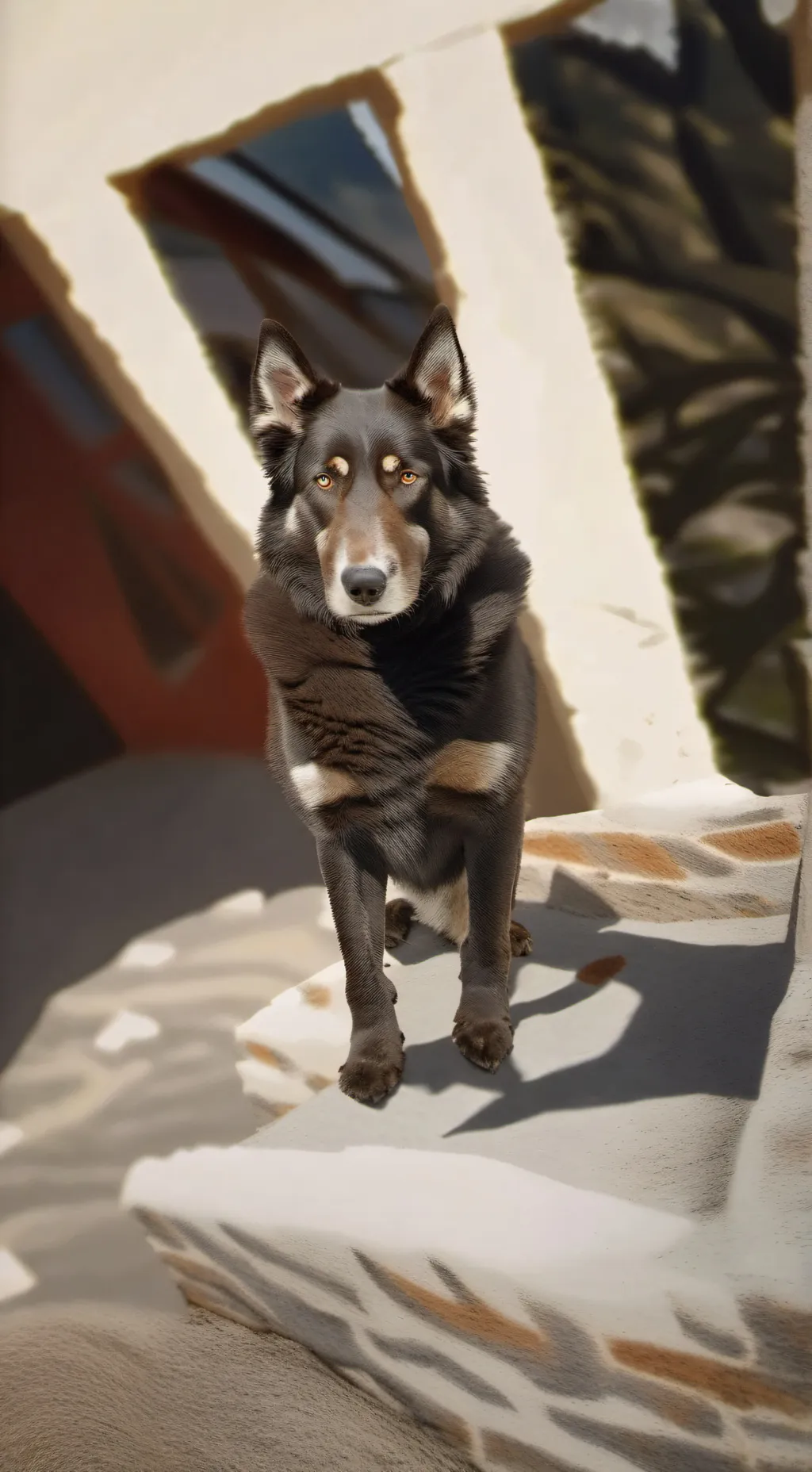 ai character: perro! background