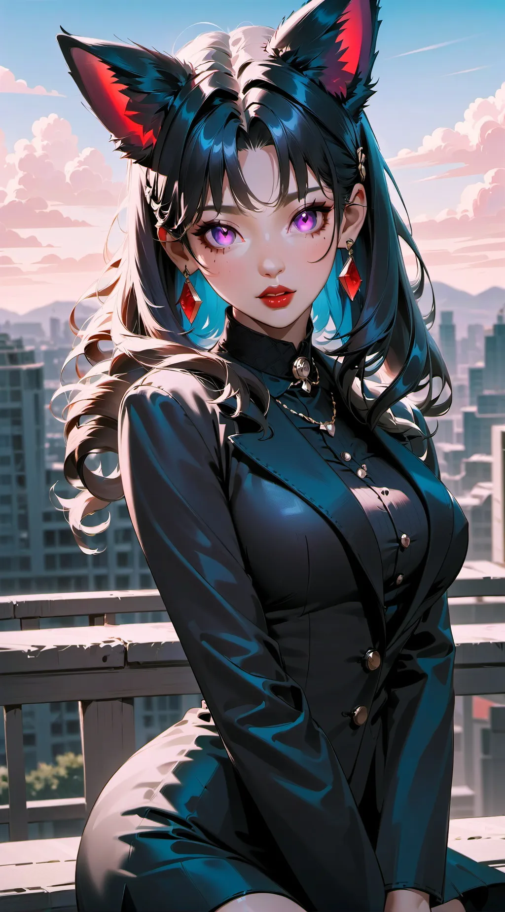 ai character: Neko background