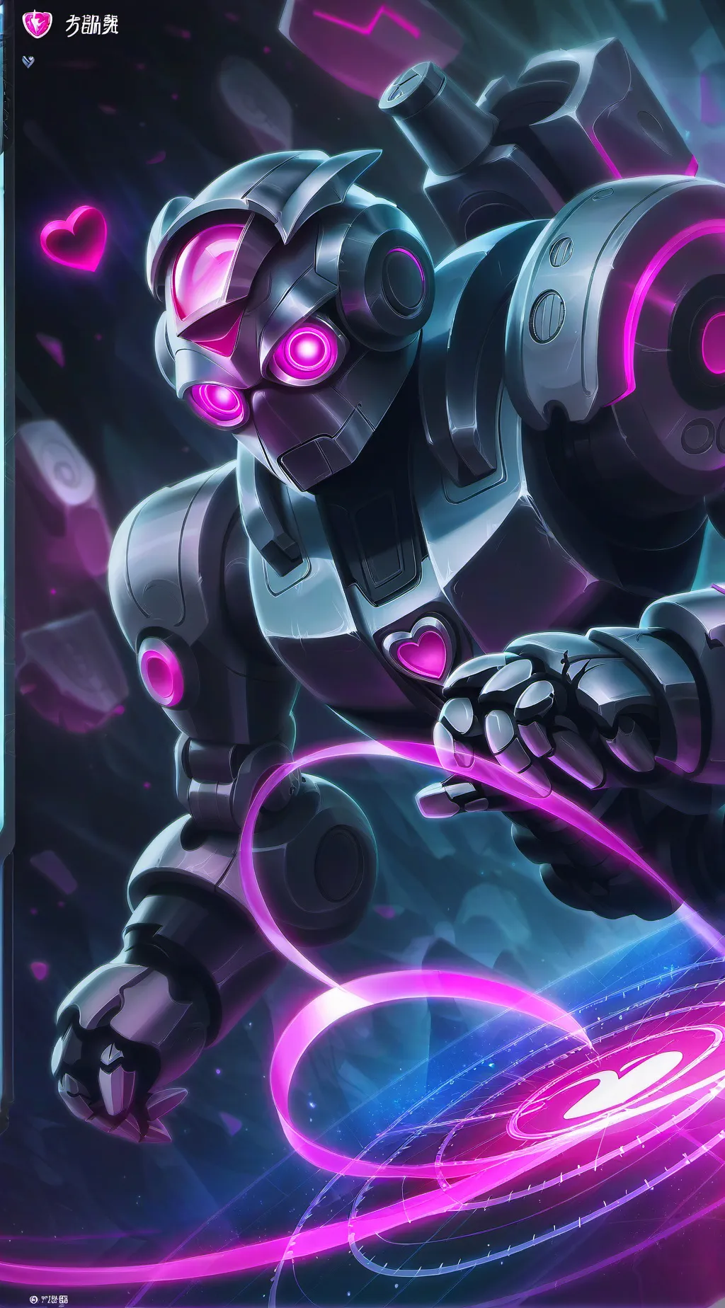 ai character: Love Meter Robot background