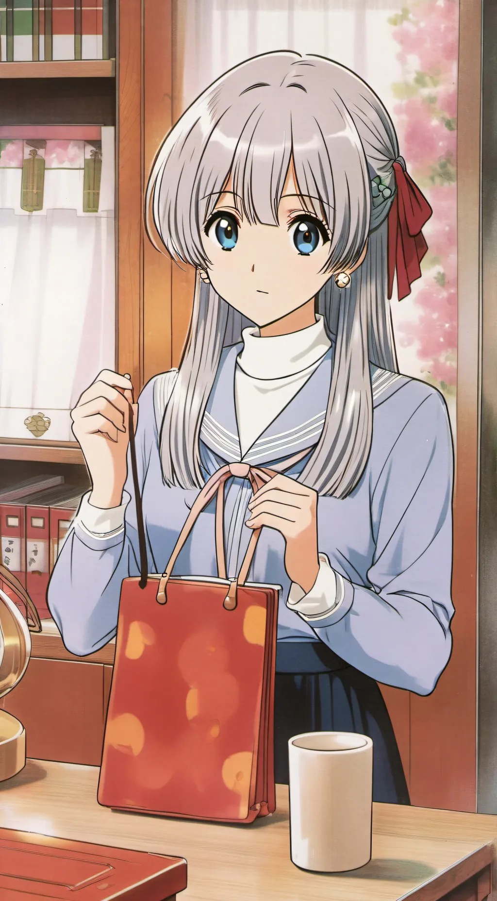 ai character: Heaven says background