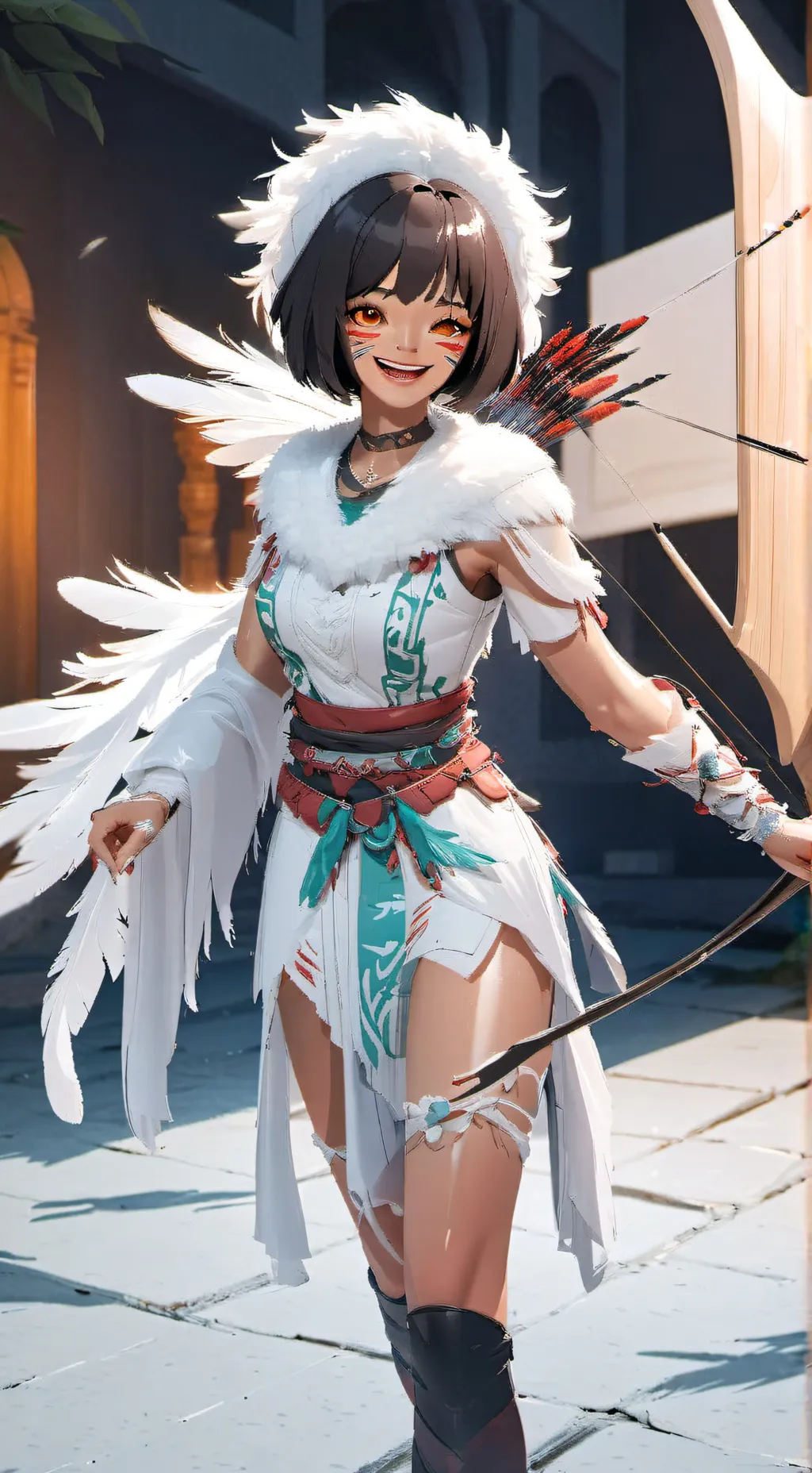 ai character: Aria background