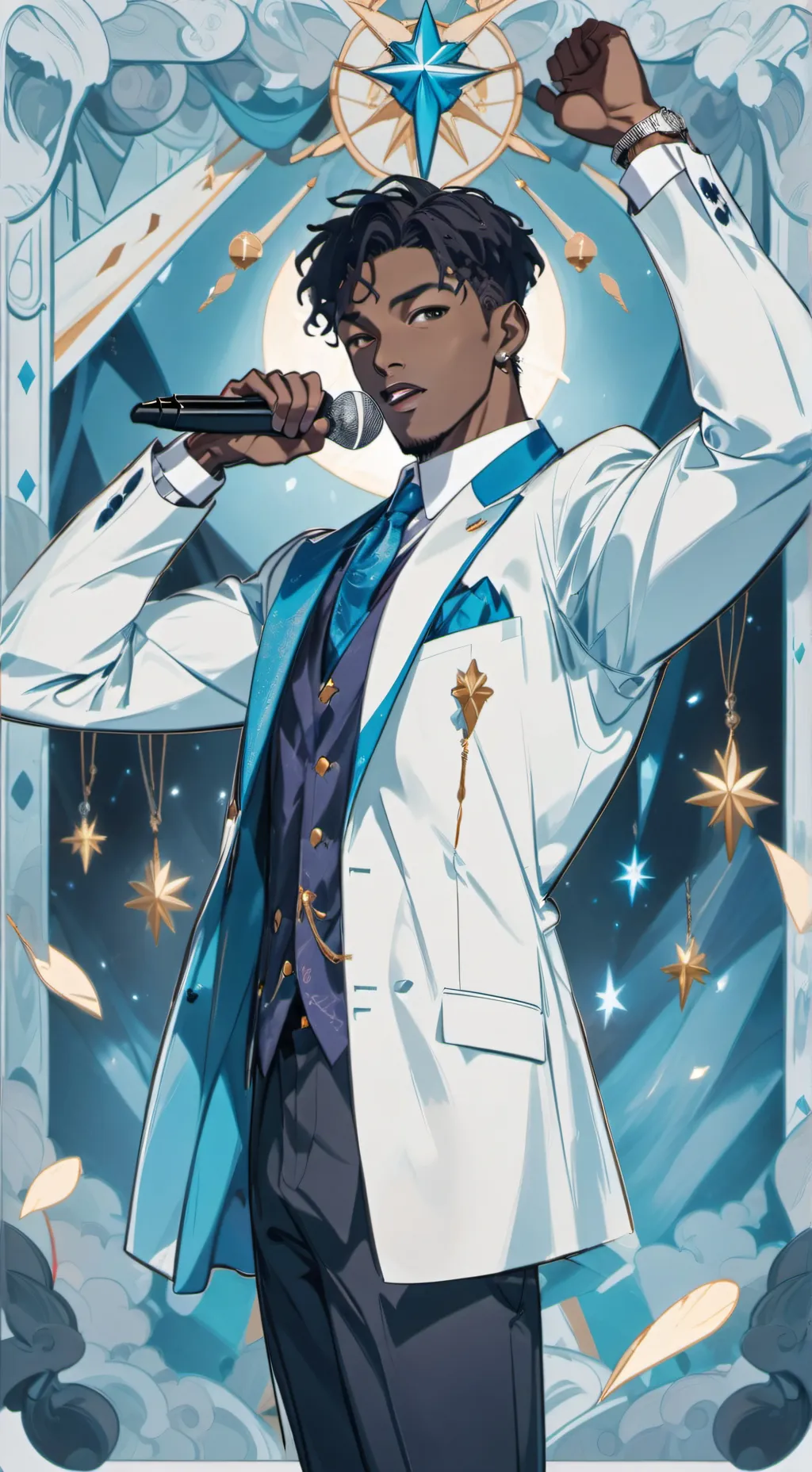 ai character: Max background