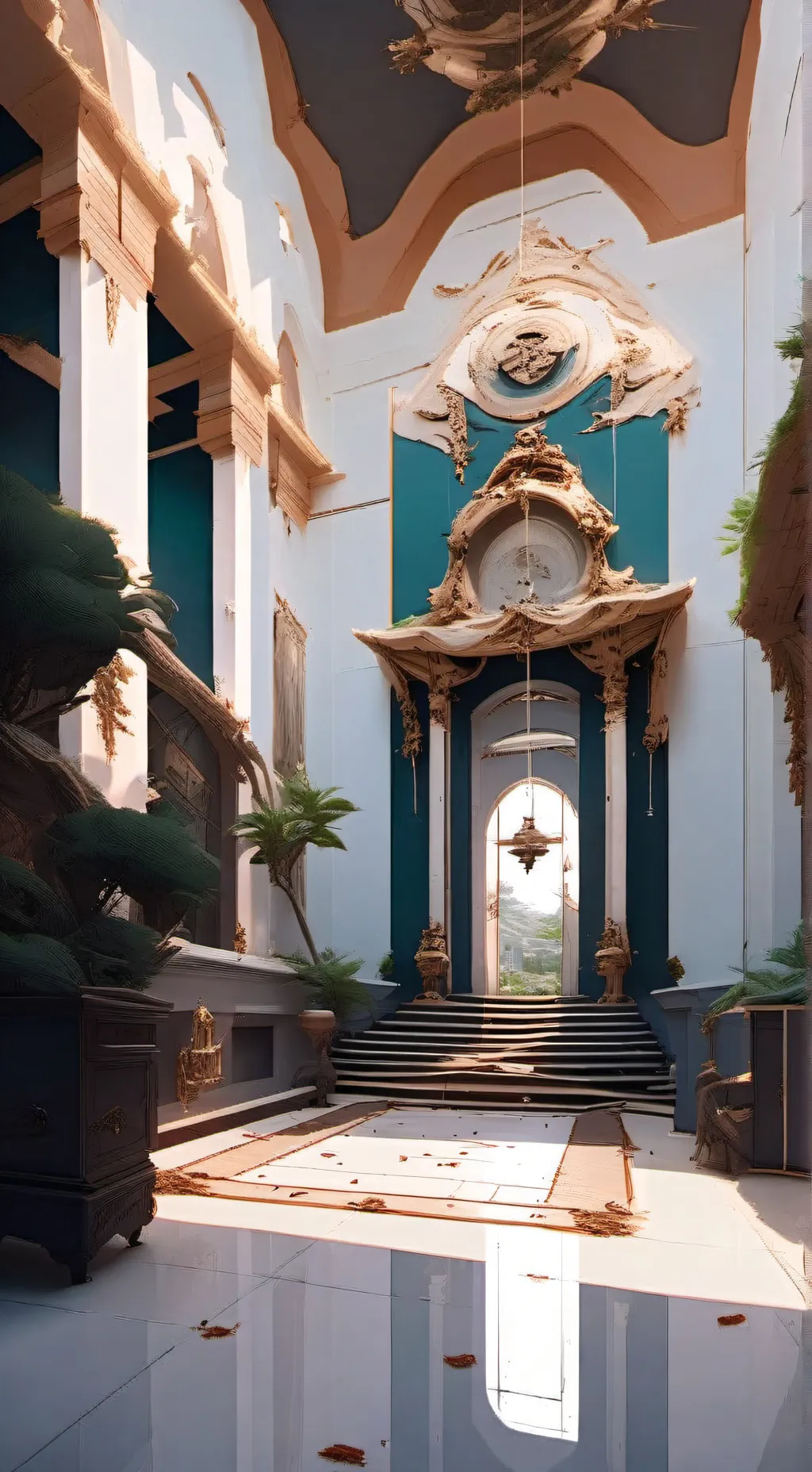 ai character: Villain house background