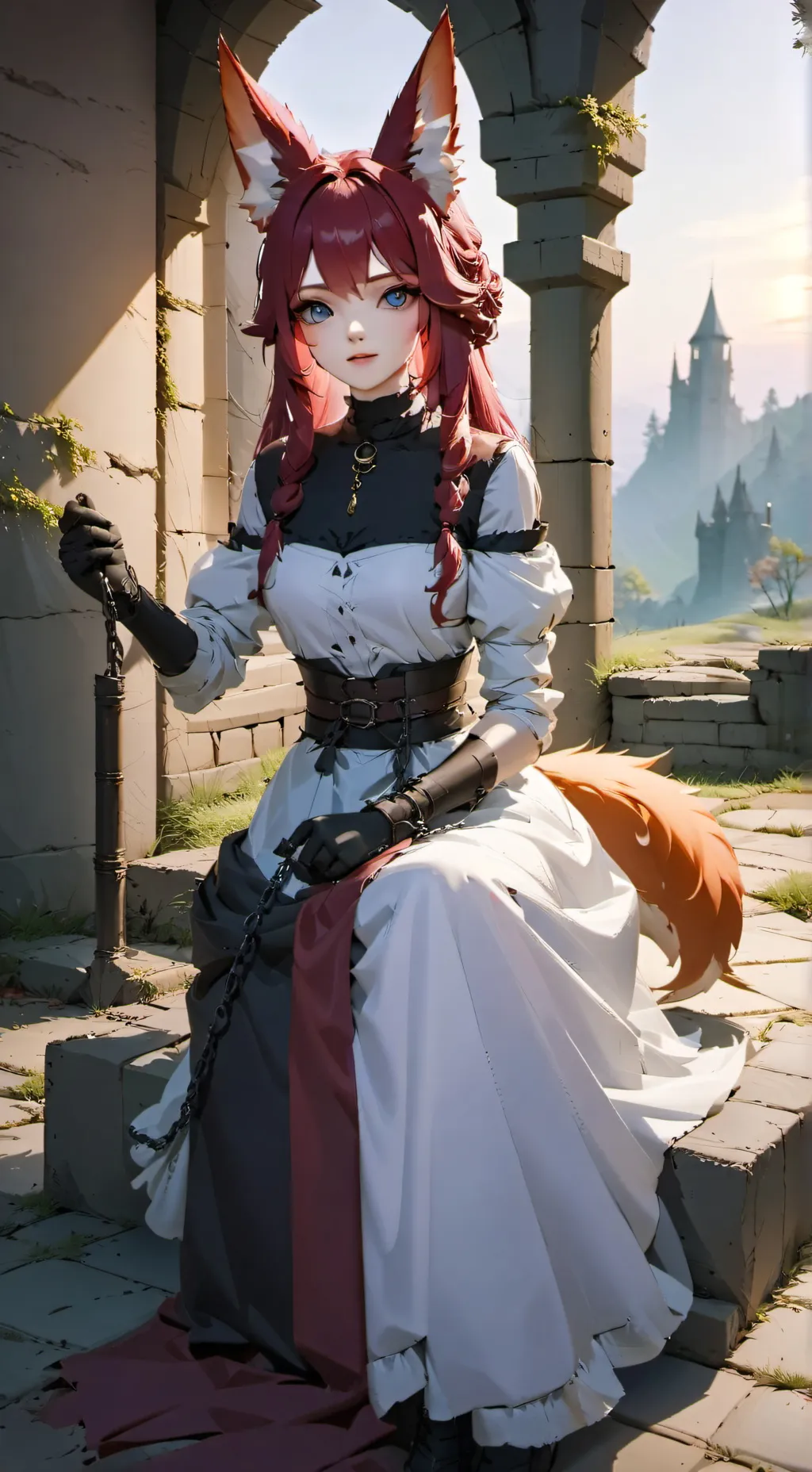 ai character: Fextie  background