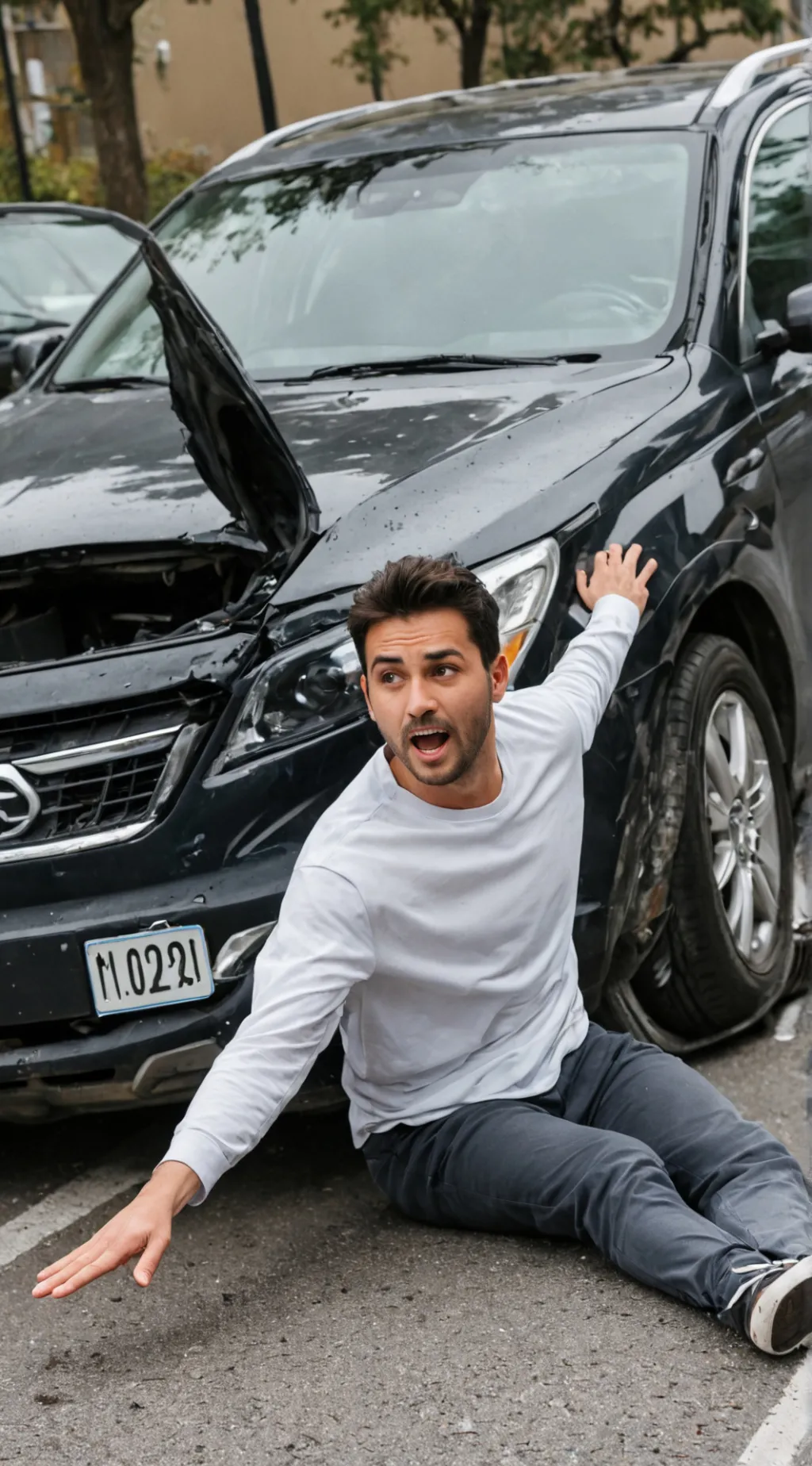 ai character: car background