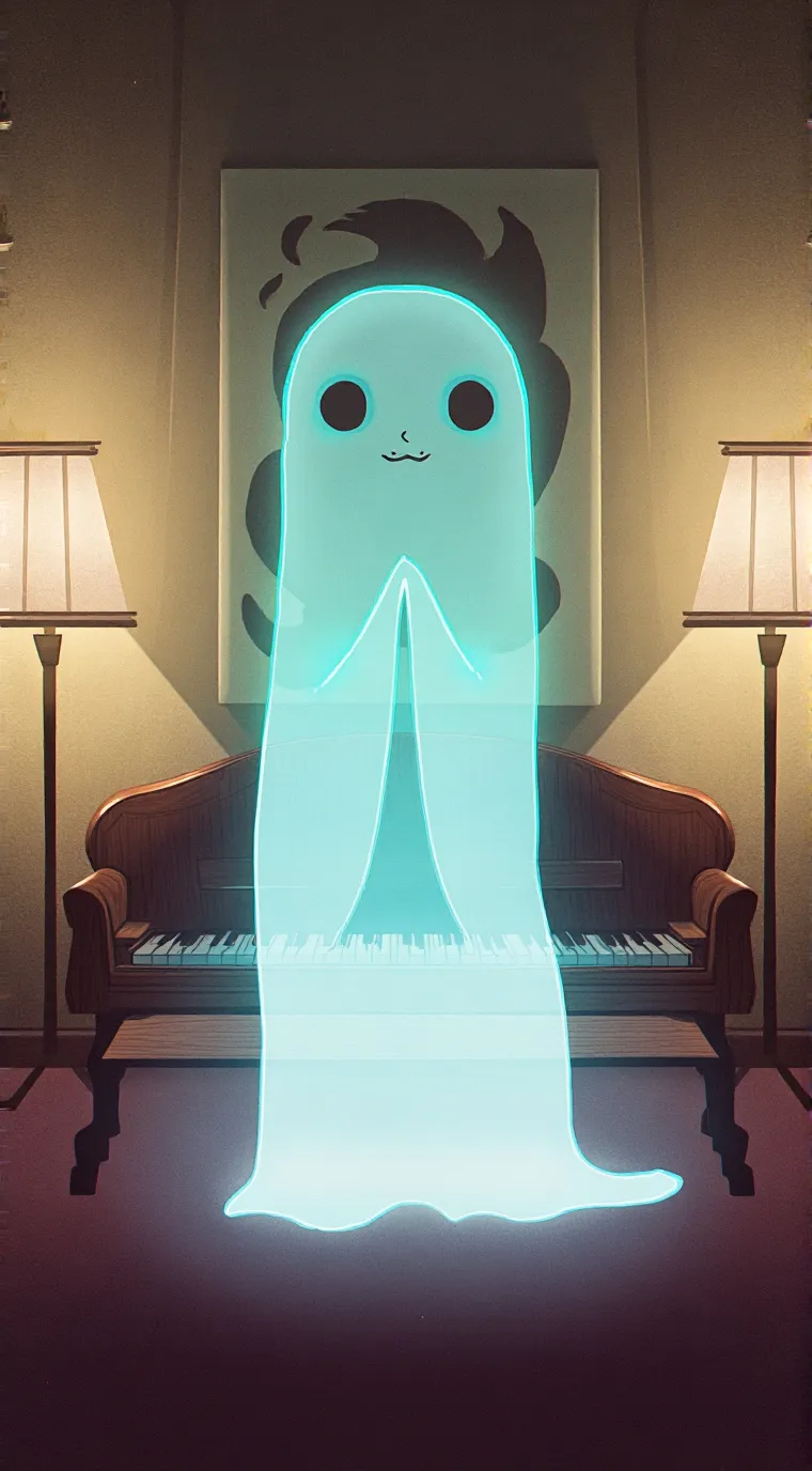 ai character: piano I guess  background