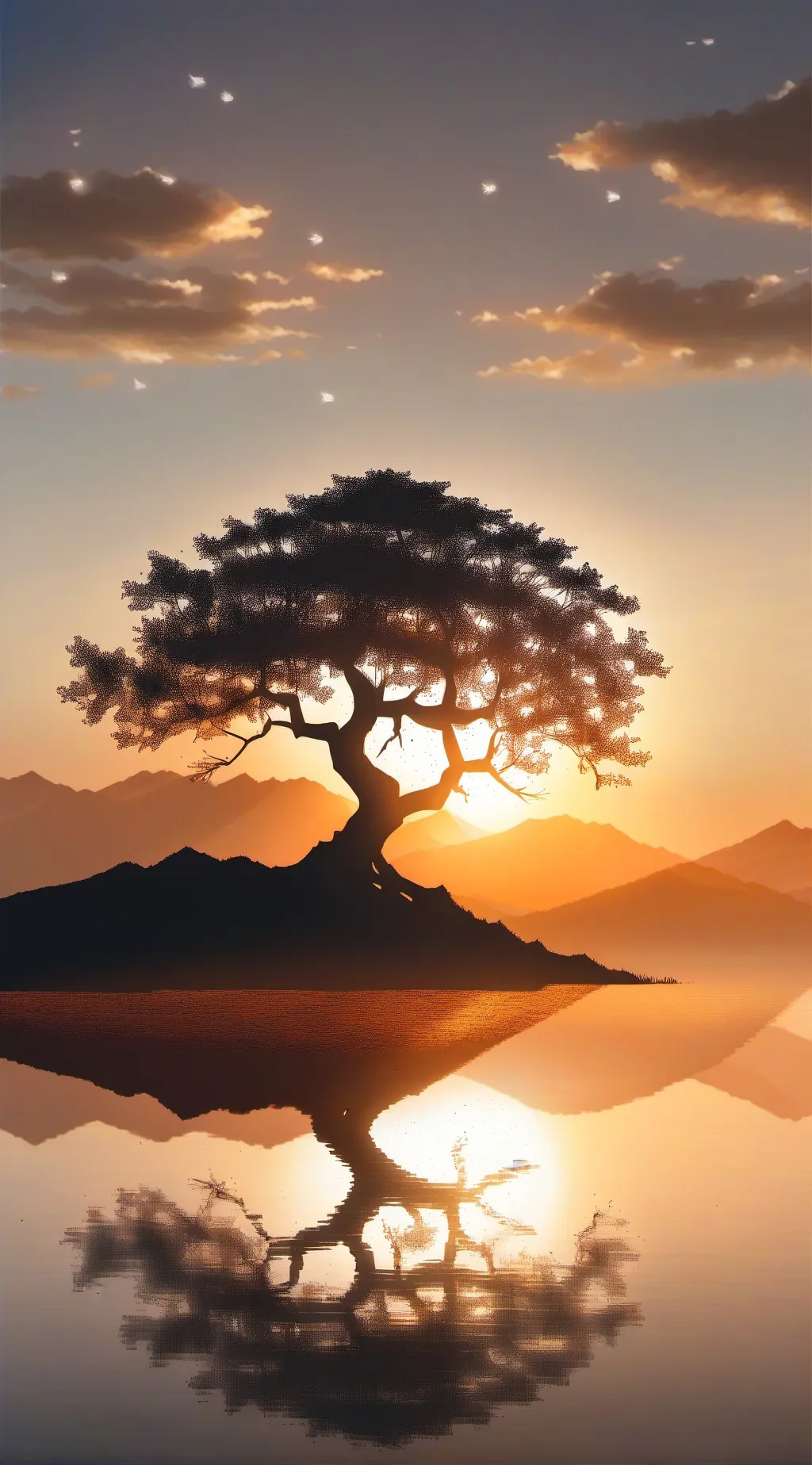 ai character: Mha sad background