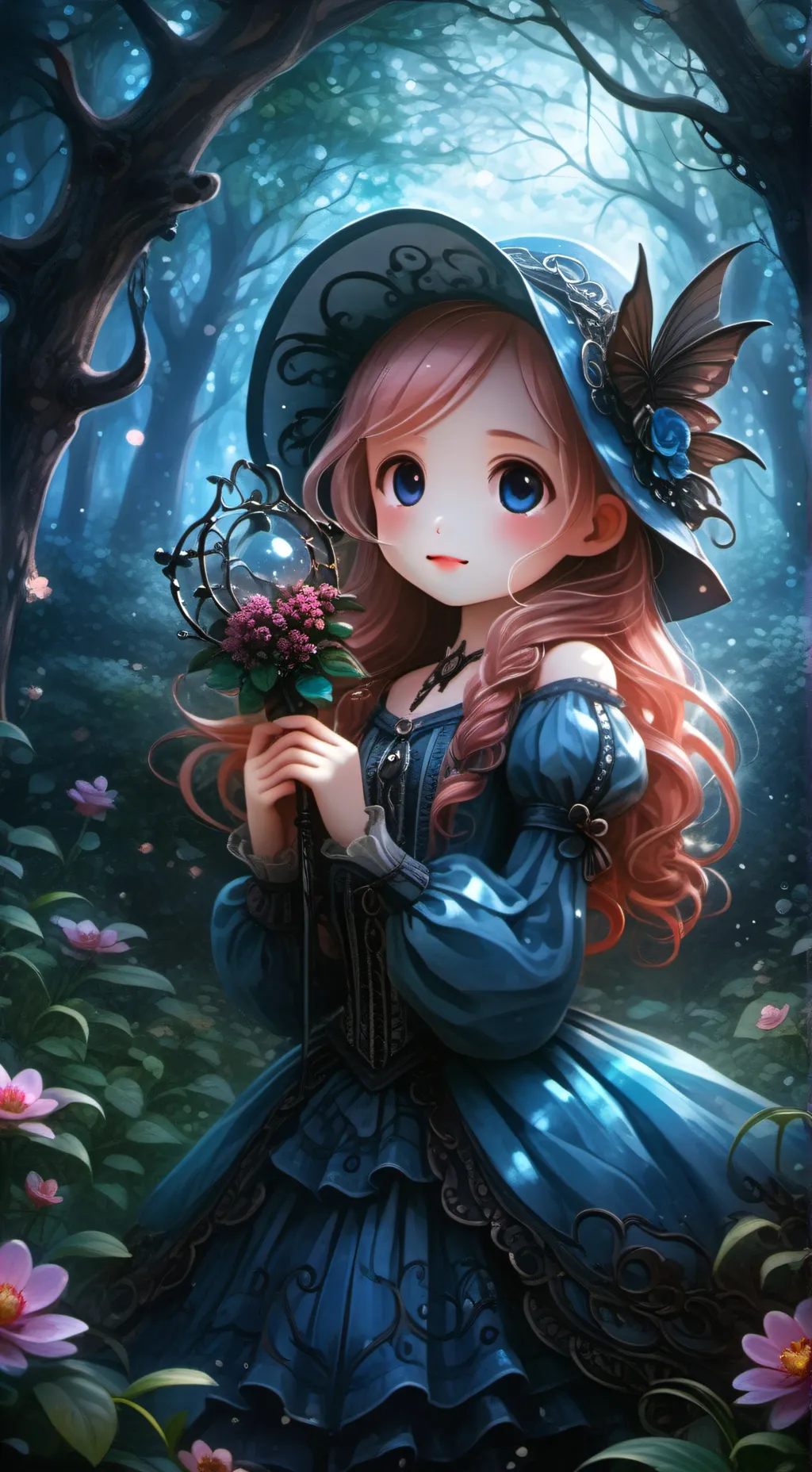 ai character: ta fille  background