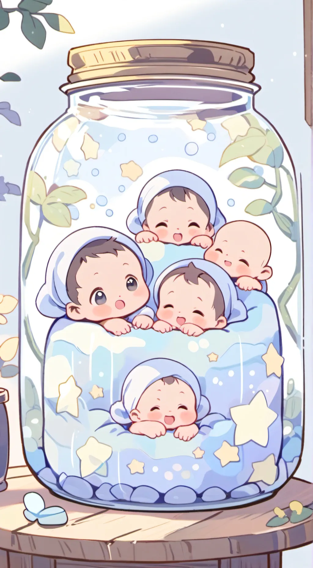 ai character: baby you  background