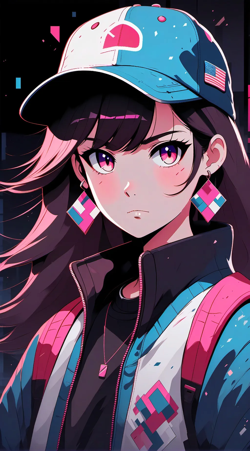 ai character: Luna background