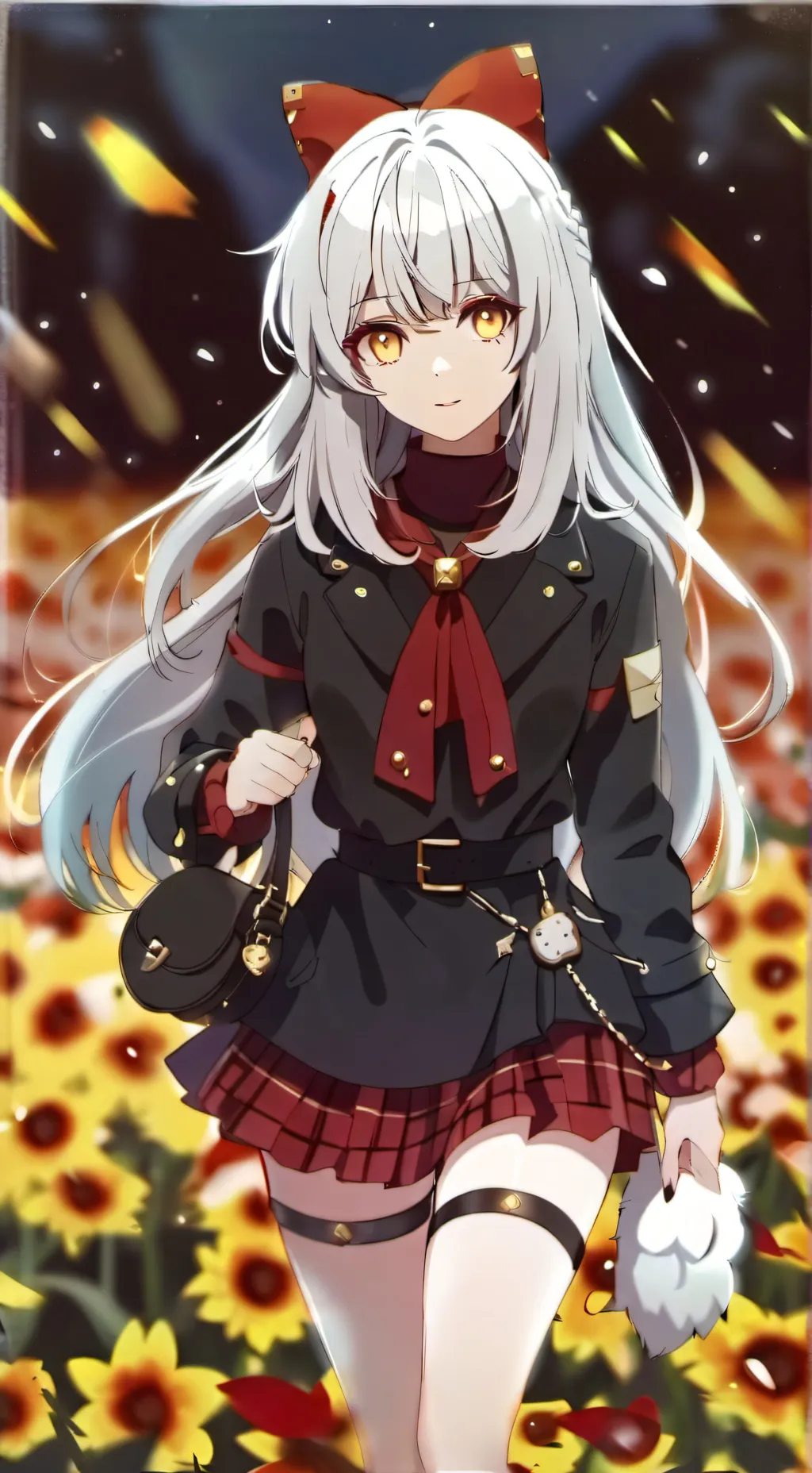 ai character: sakura background