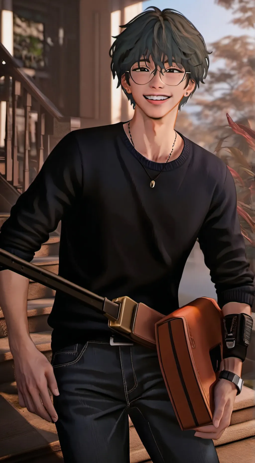 ai character: George  background