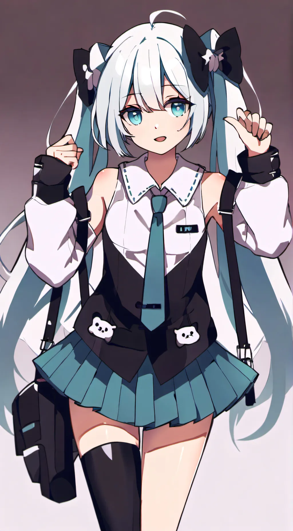 ai character: Miku background