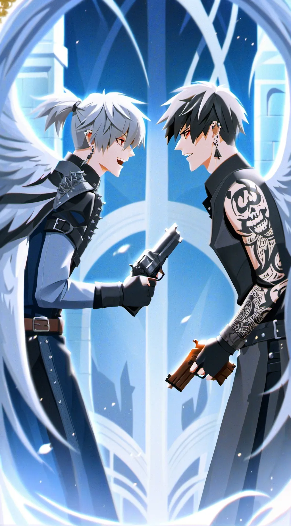 ai character: Final battle  background