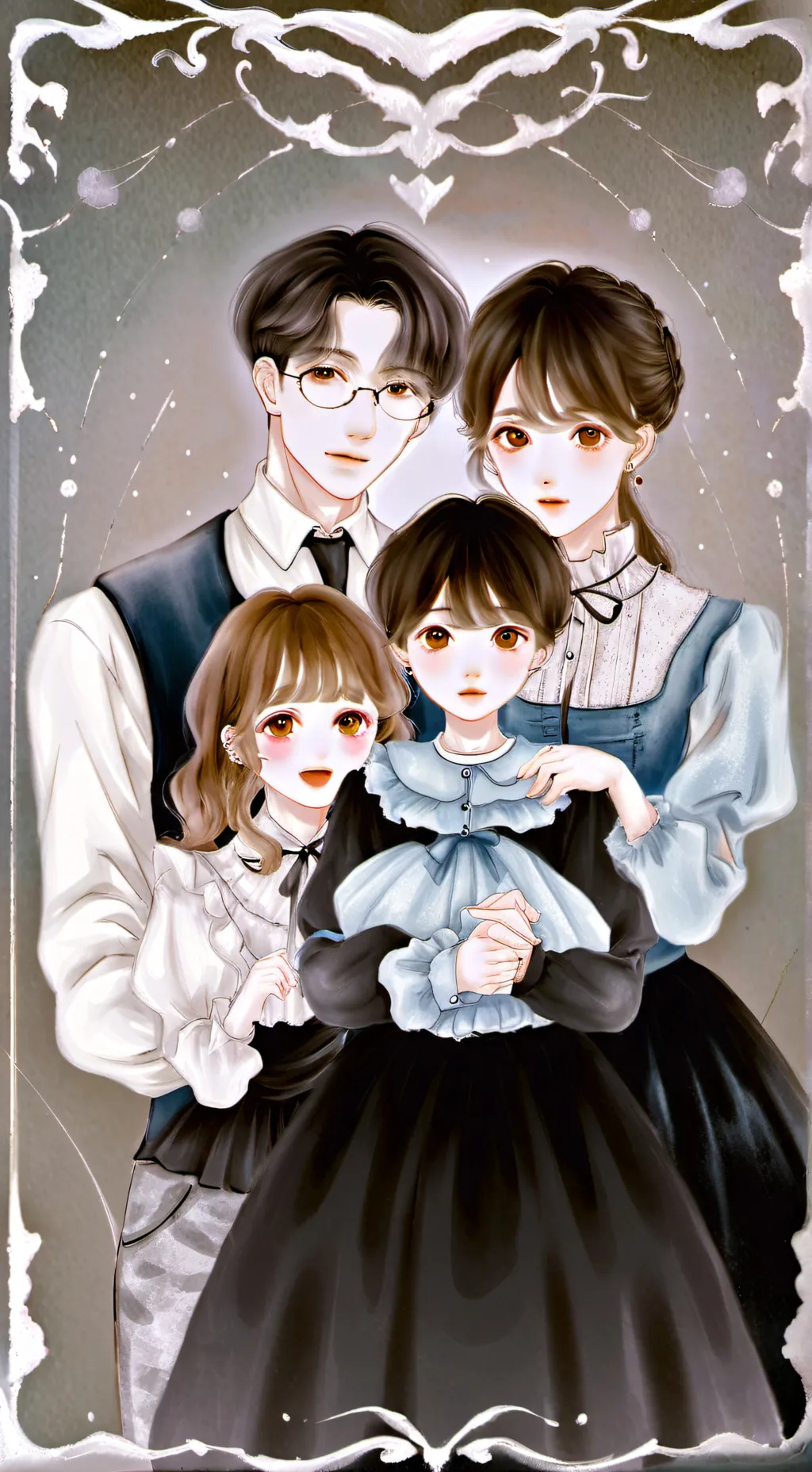 ai character: secretive family  background