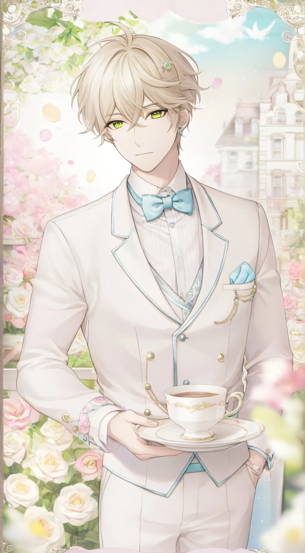 ai character: Sebastian ￼ background