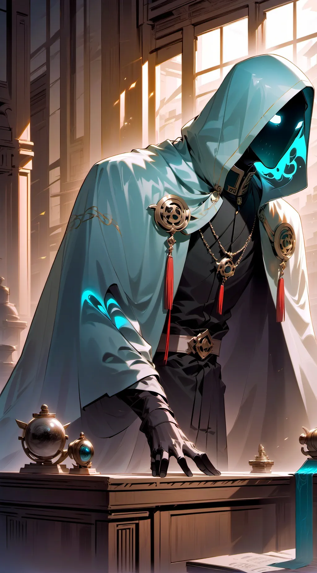 ai character: АСК background