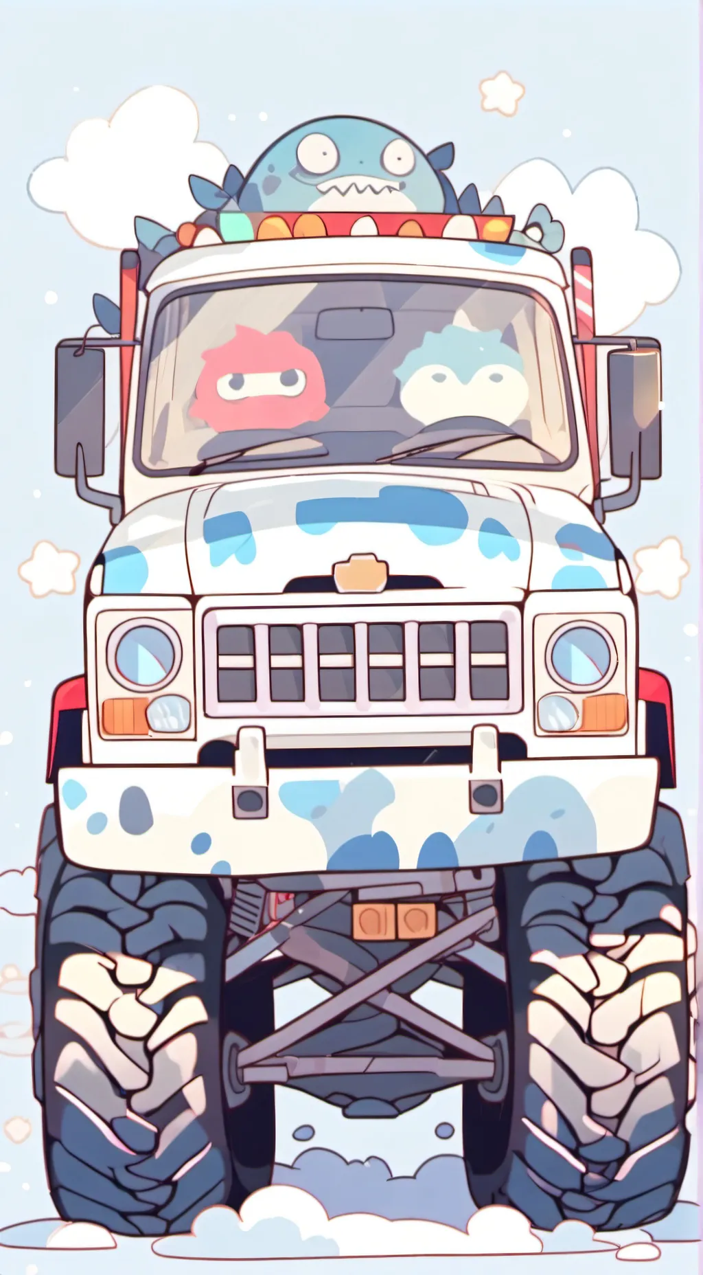 ai character: avocado plays background