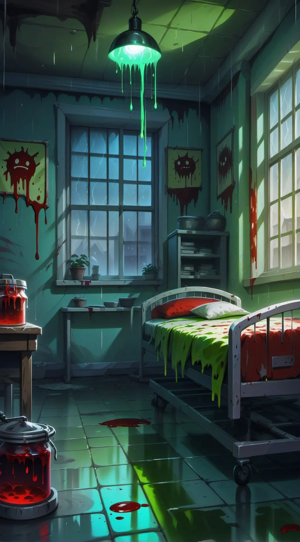 ai character: Crk men/inf AU background