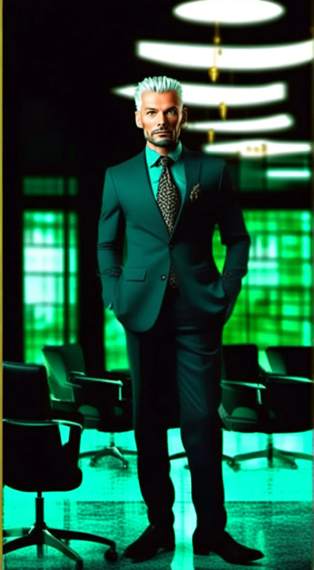 ai character: Chairman Chaise background