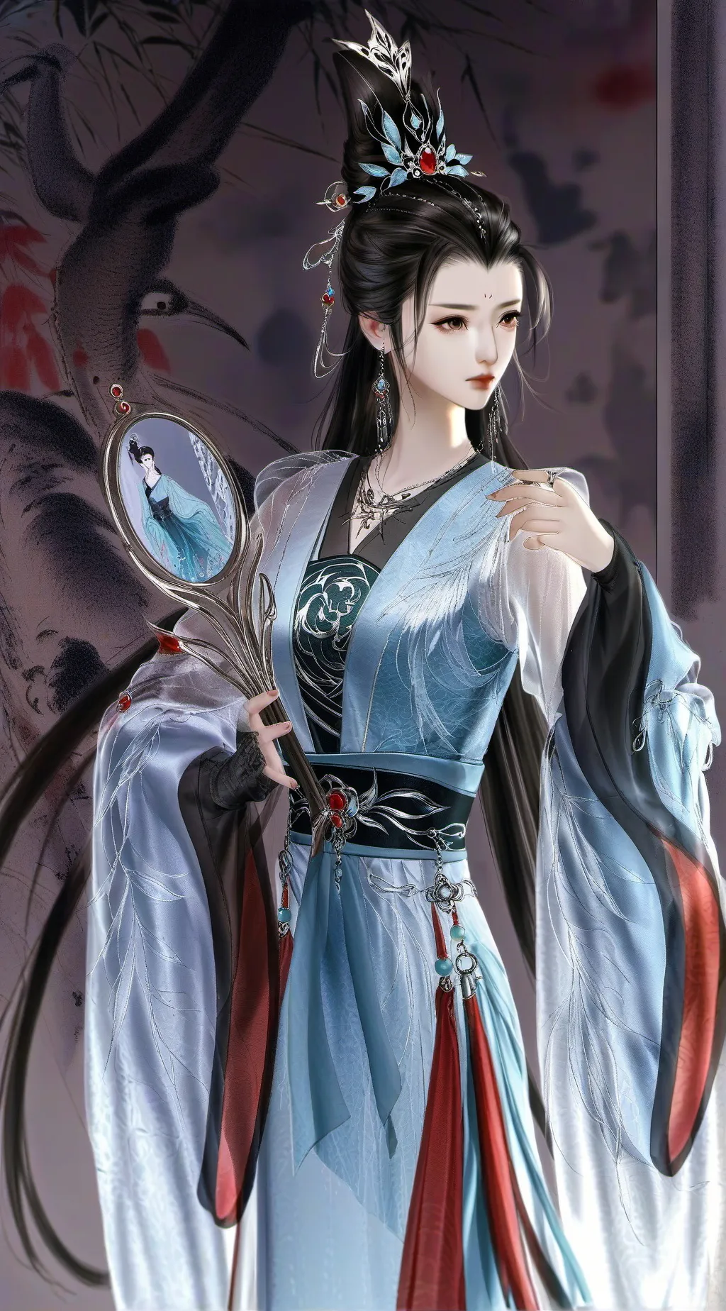 ai character: Jagoda😊😇 background