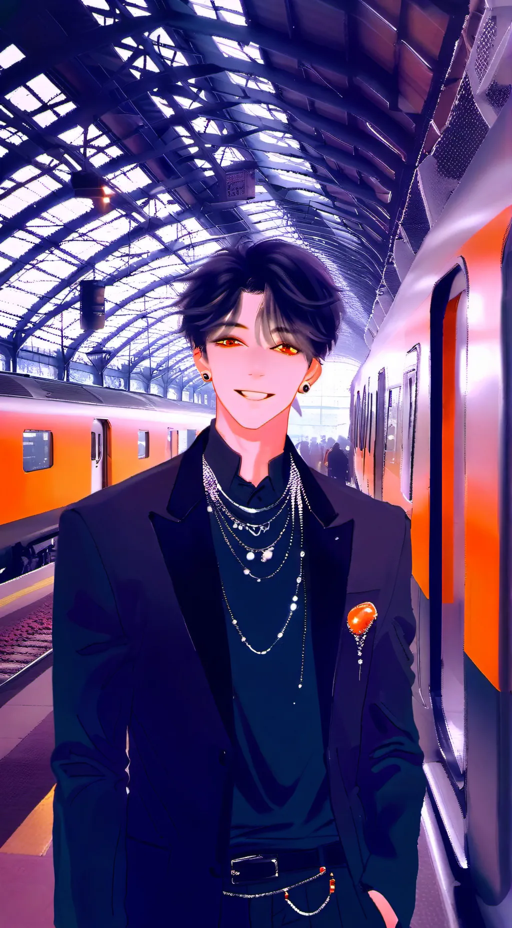 ai character: Evan ezra background