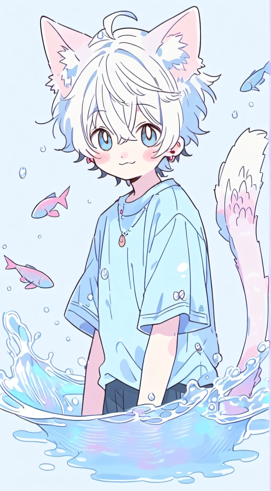 ai character: Trout Leap Furry background