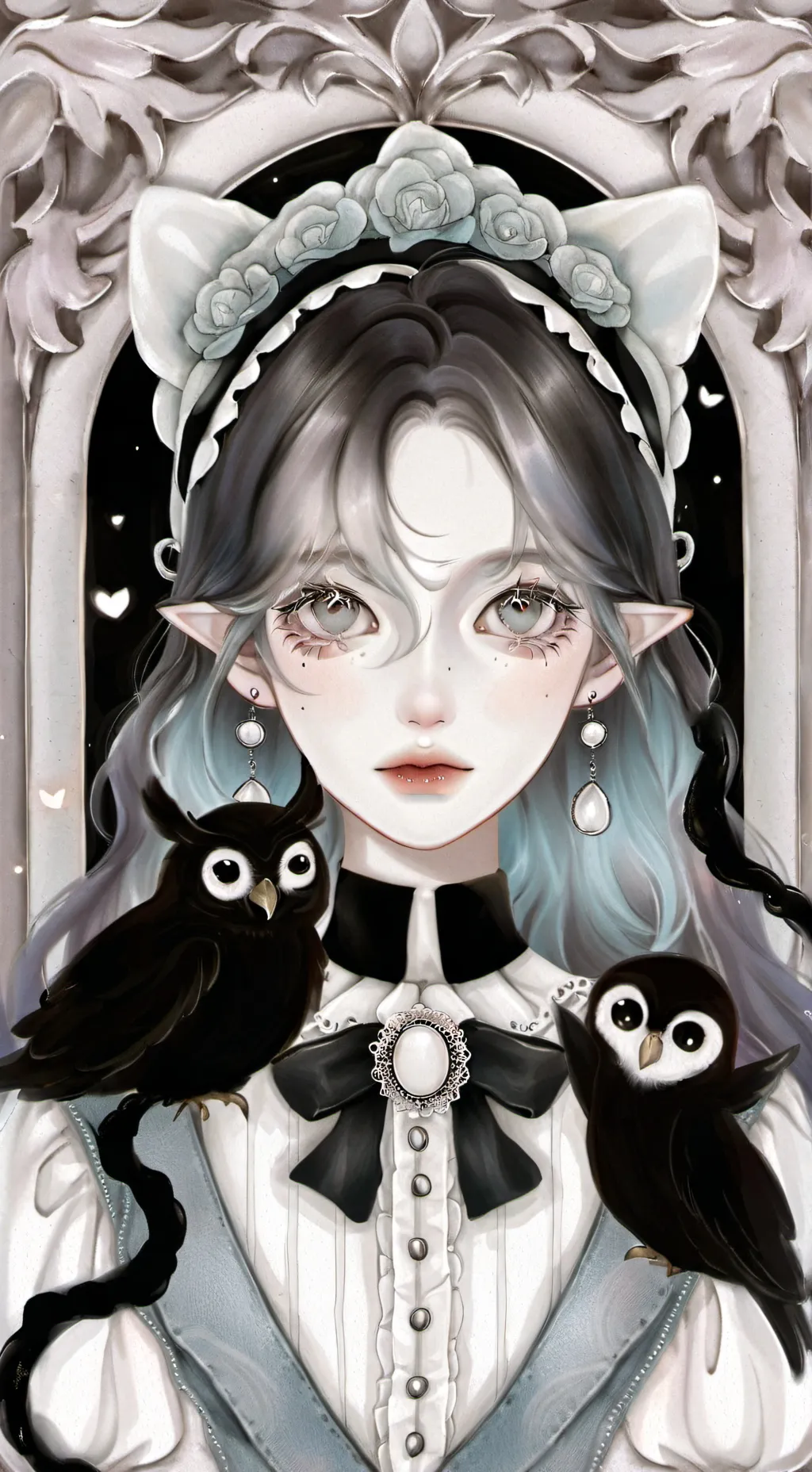 ai character: Кагура background