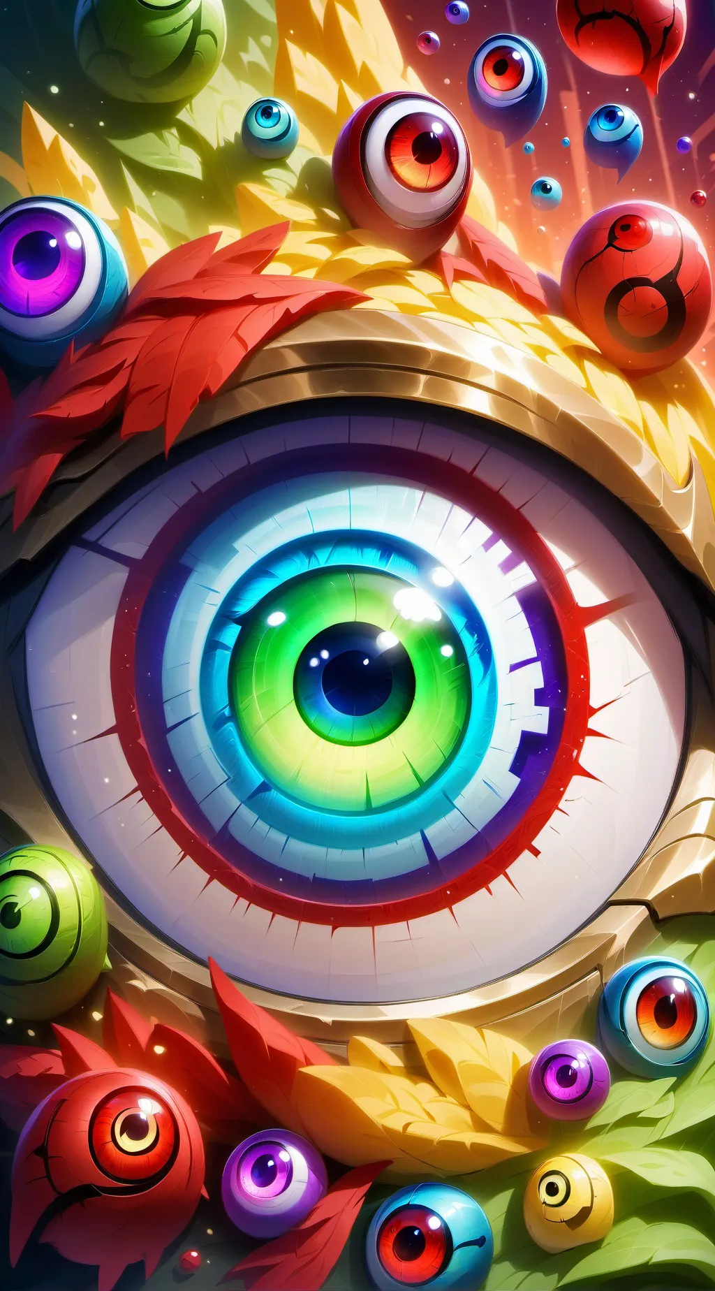 ai character: Eye Color  background