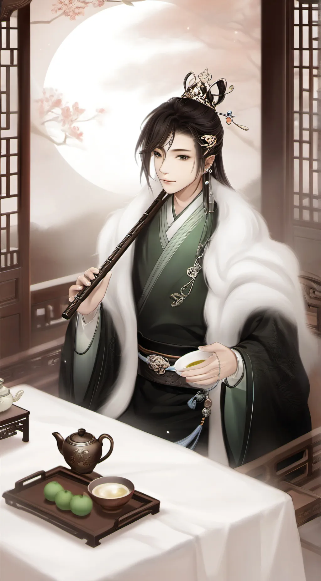 ai character: 白逸尘 background