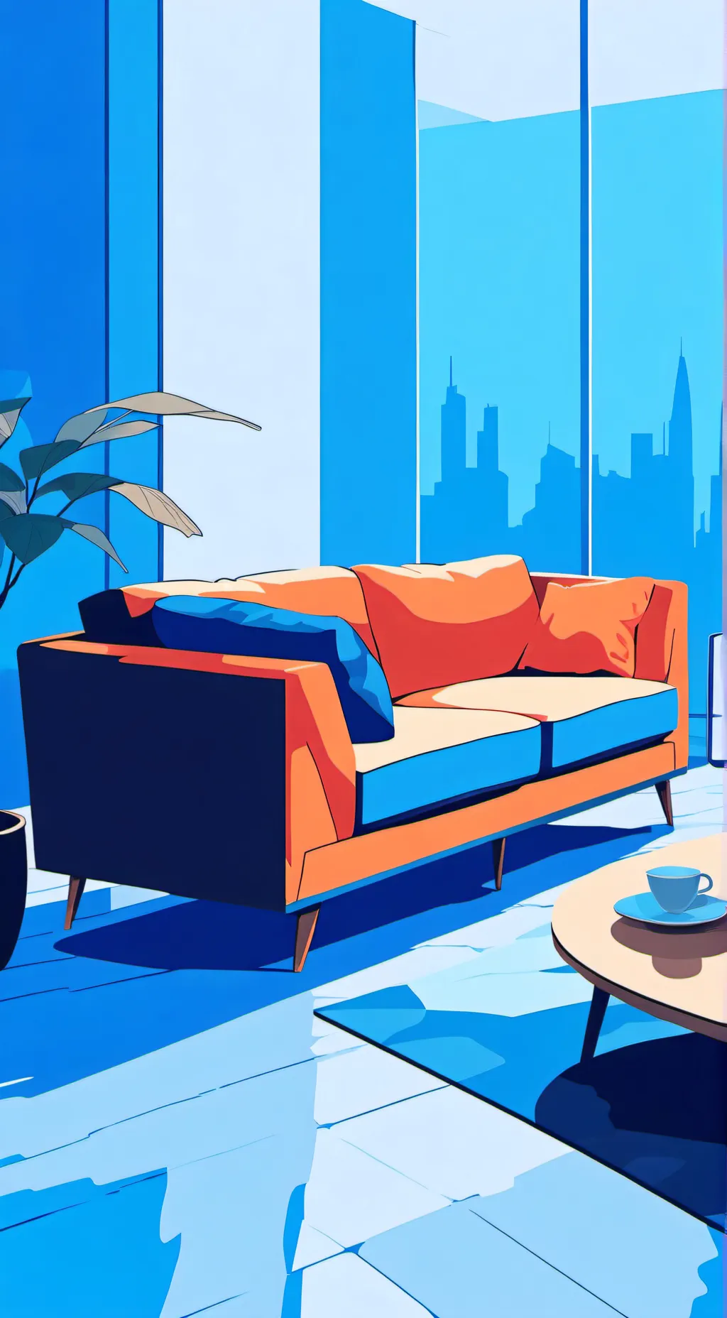 ai character: Pro hero sleepover background