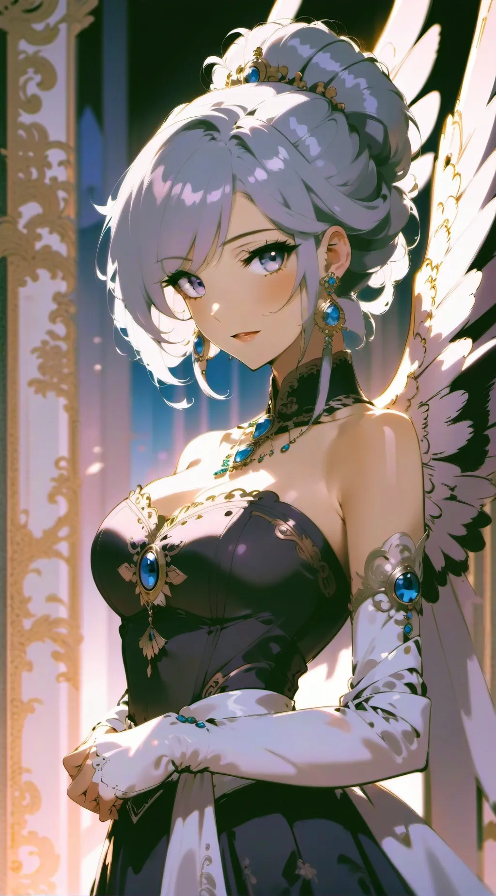 ai character: Maky background