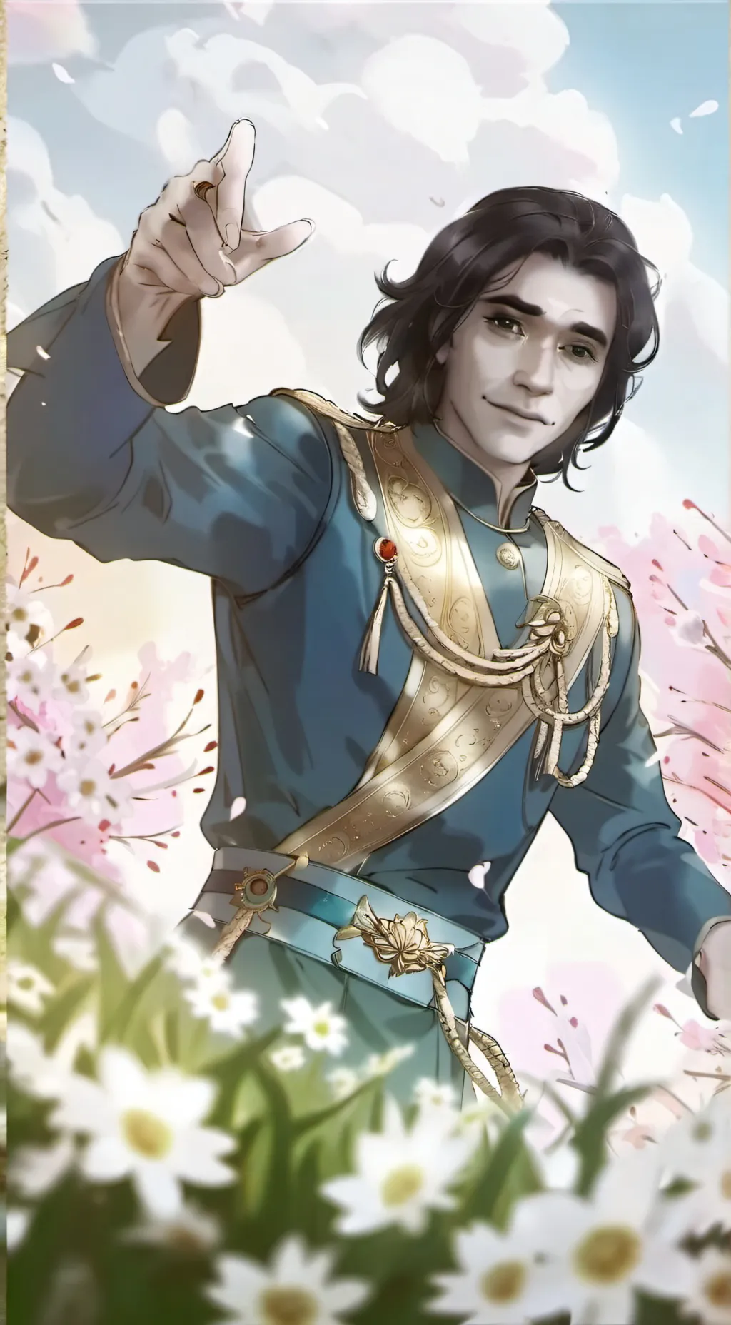 ai character: Casados?!! background