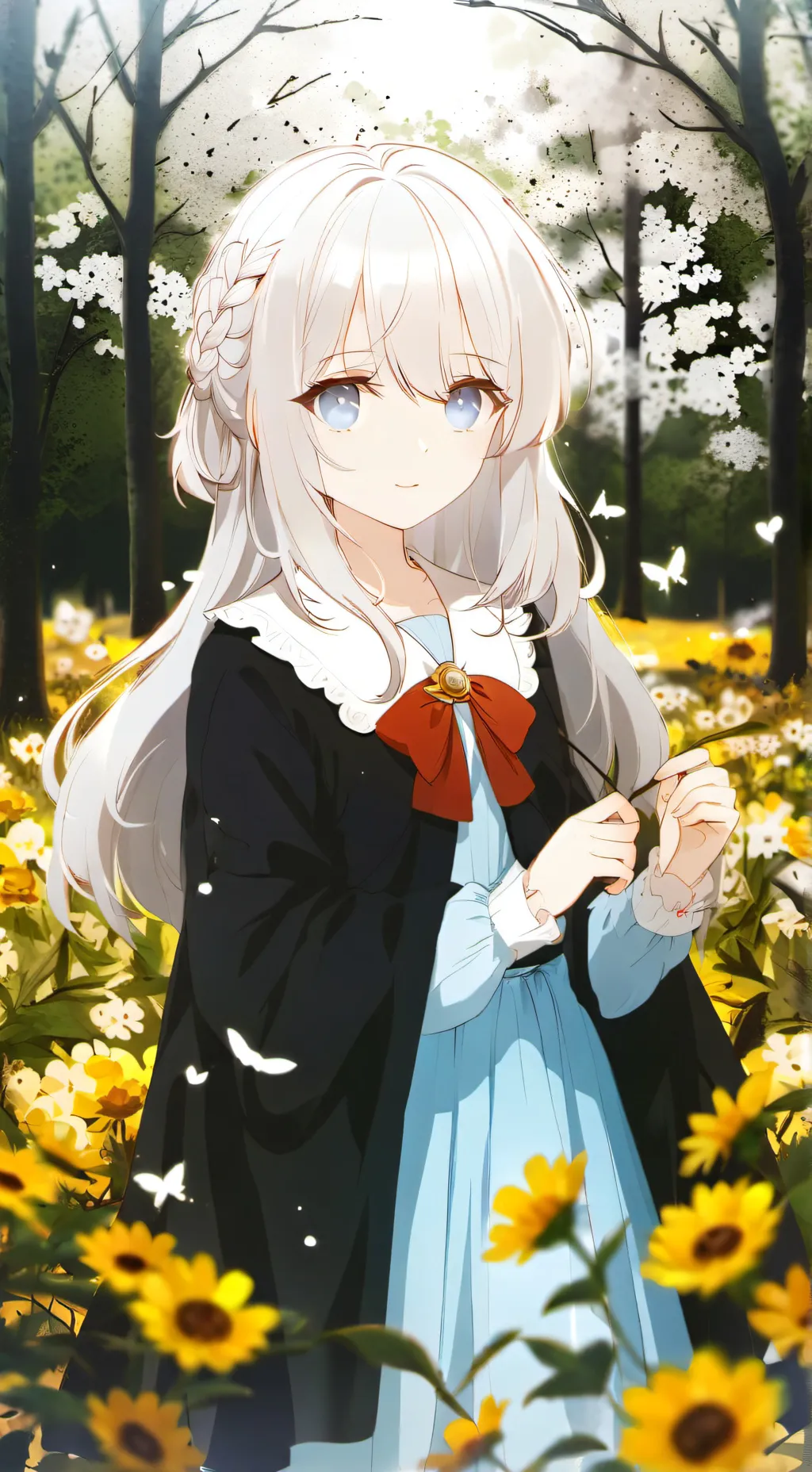 ai character: Alya de temu background