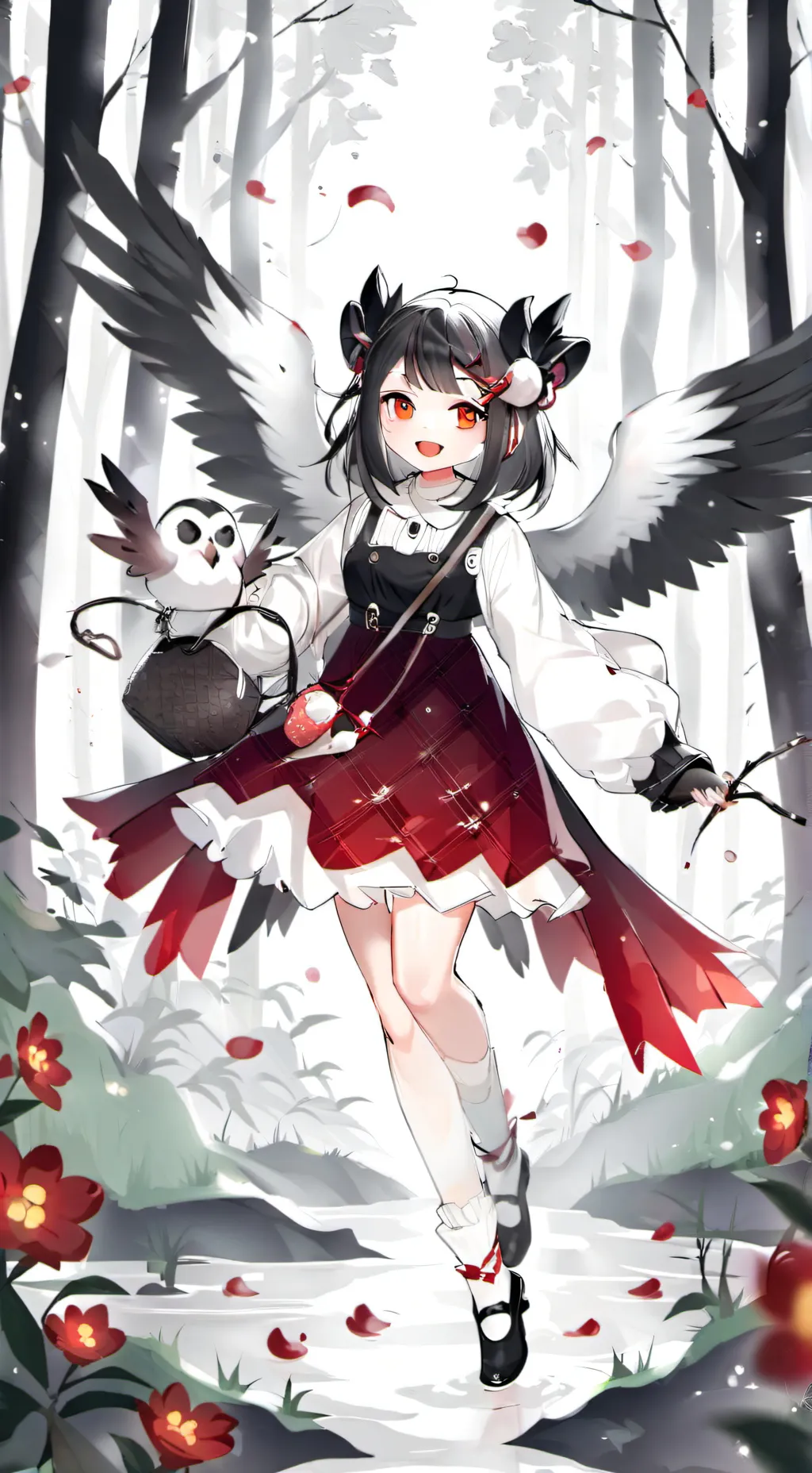 ai character: Moon and Stars background