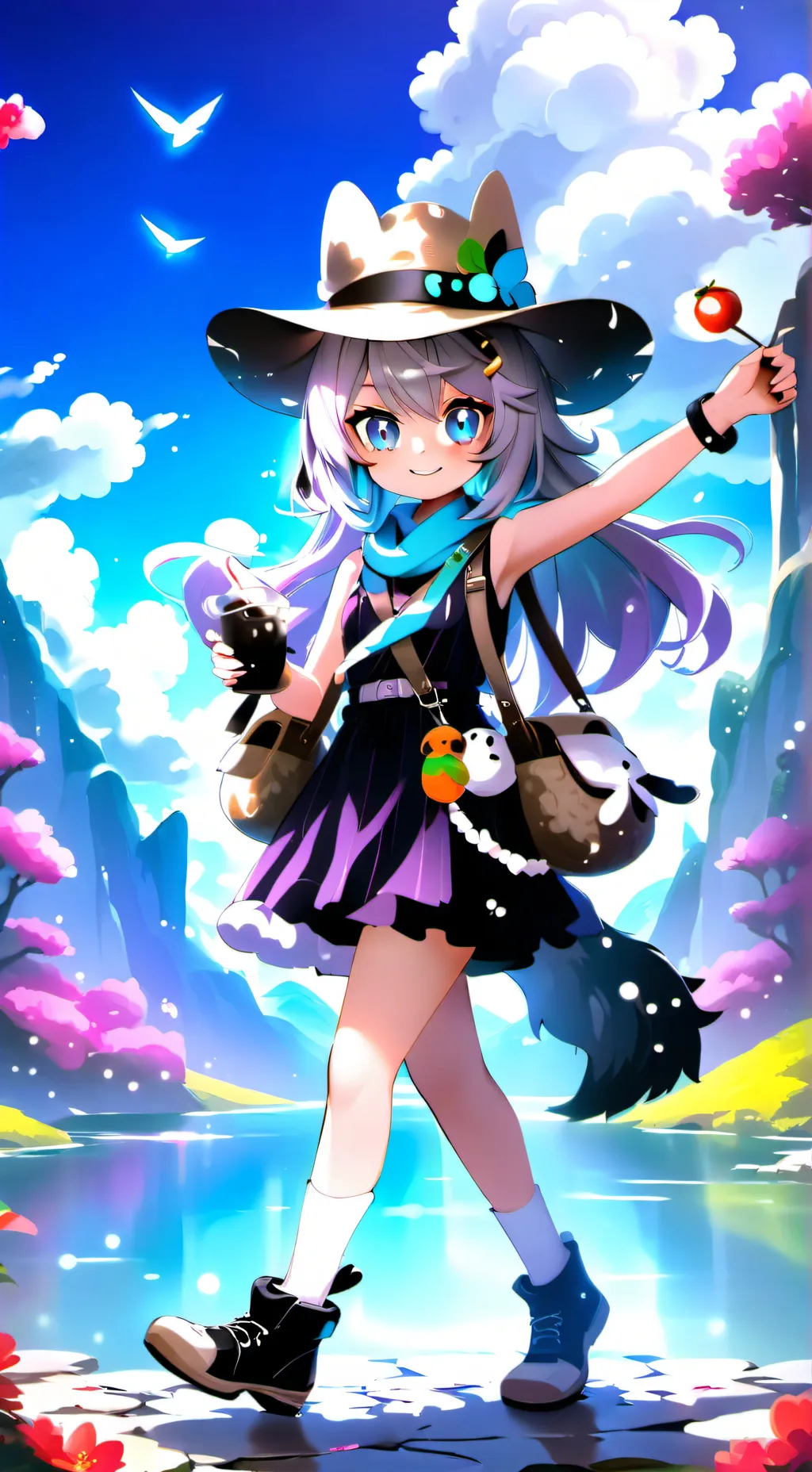 ai character: Dandy's world🤎🍫🏳‍🌈 background