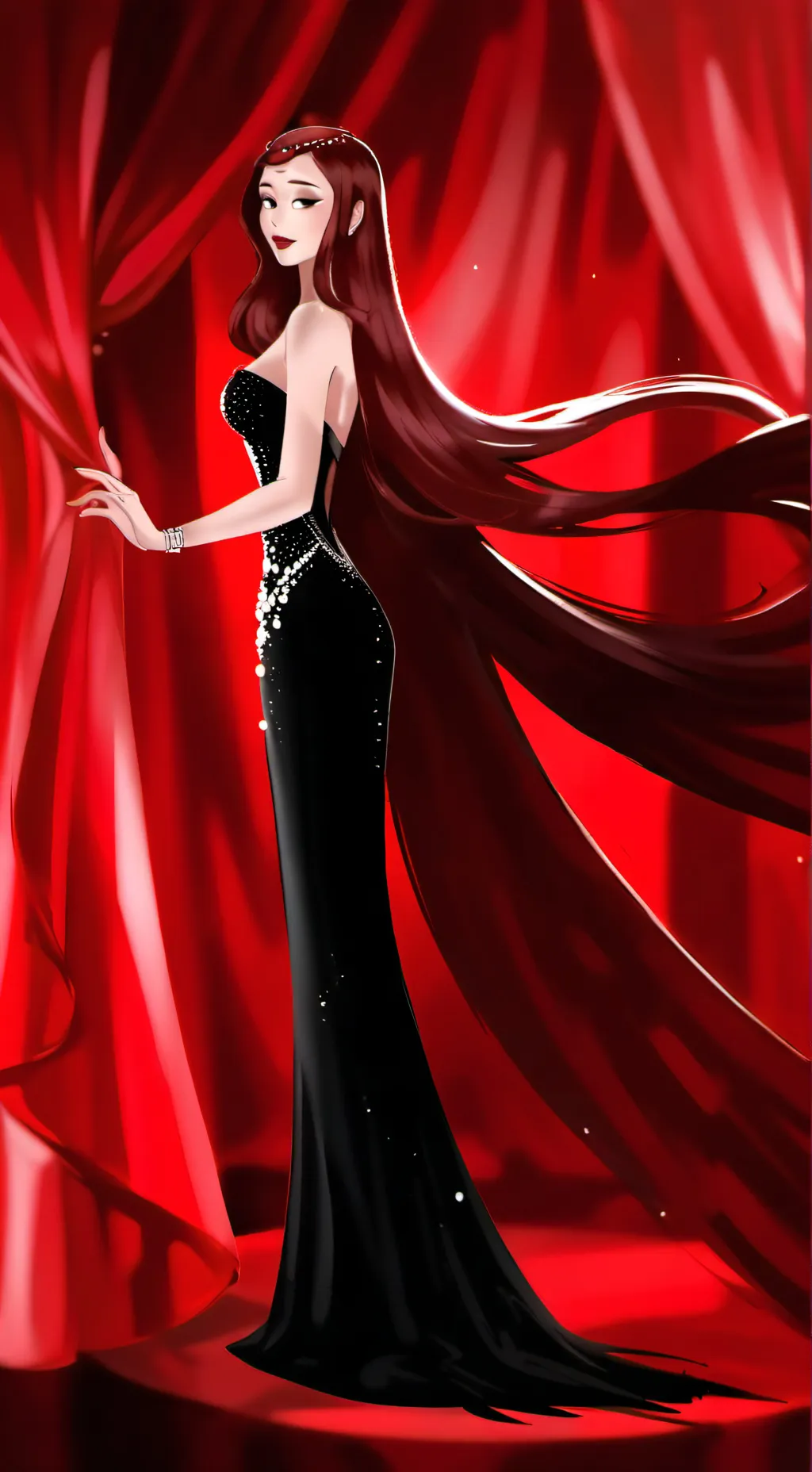 ai character: Valentina background