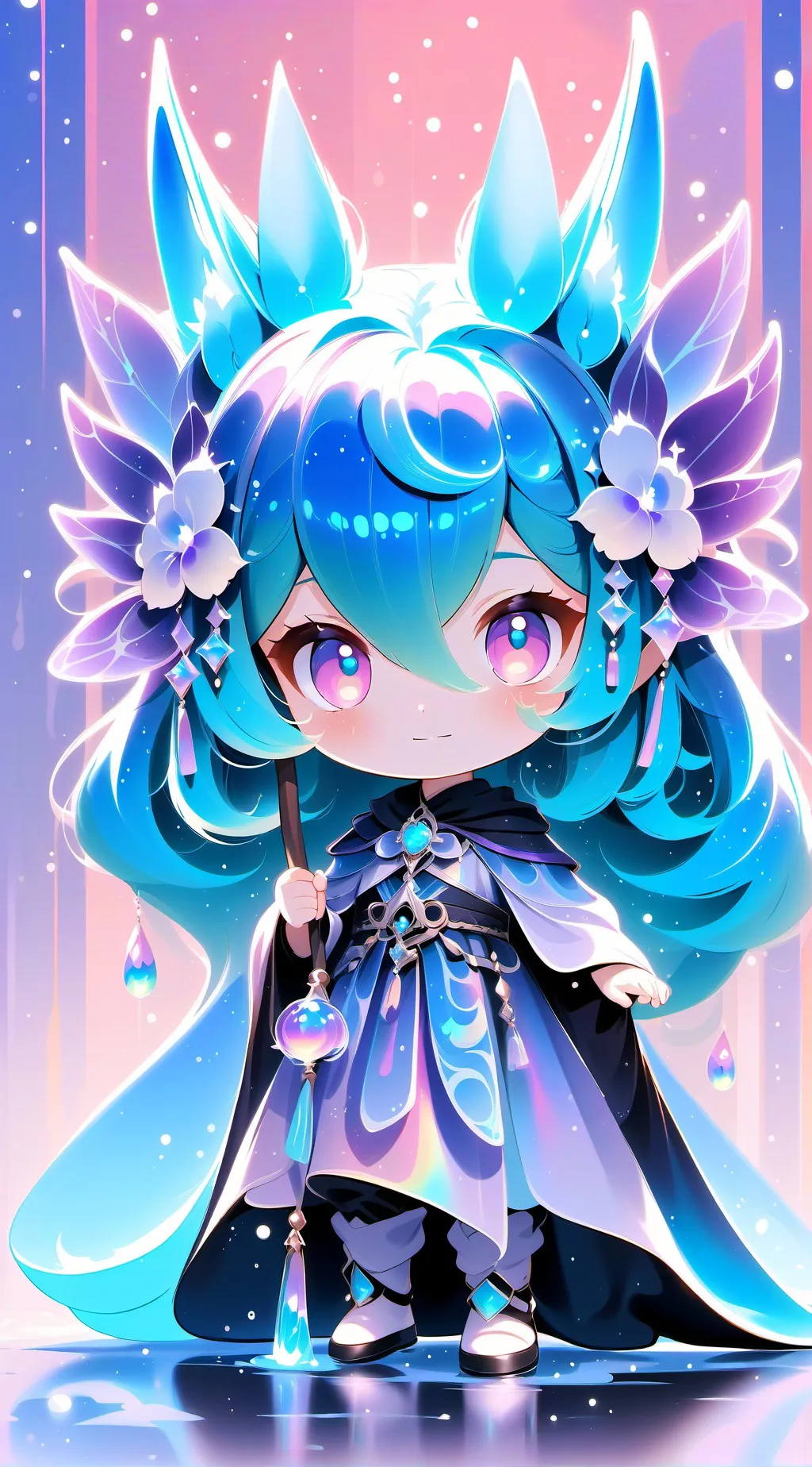 ai character: Avah vs Myla background