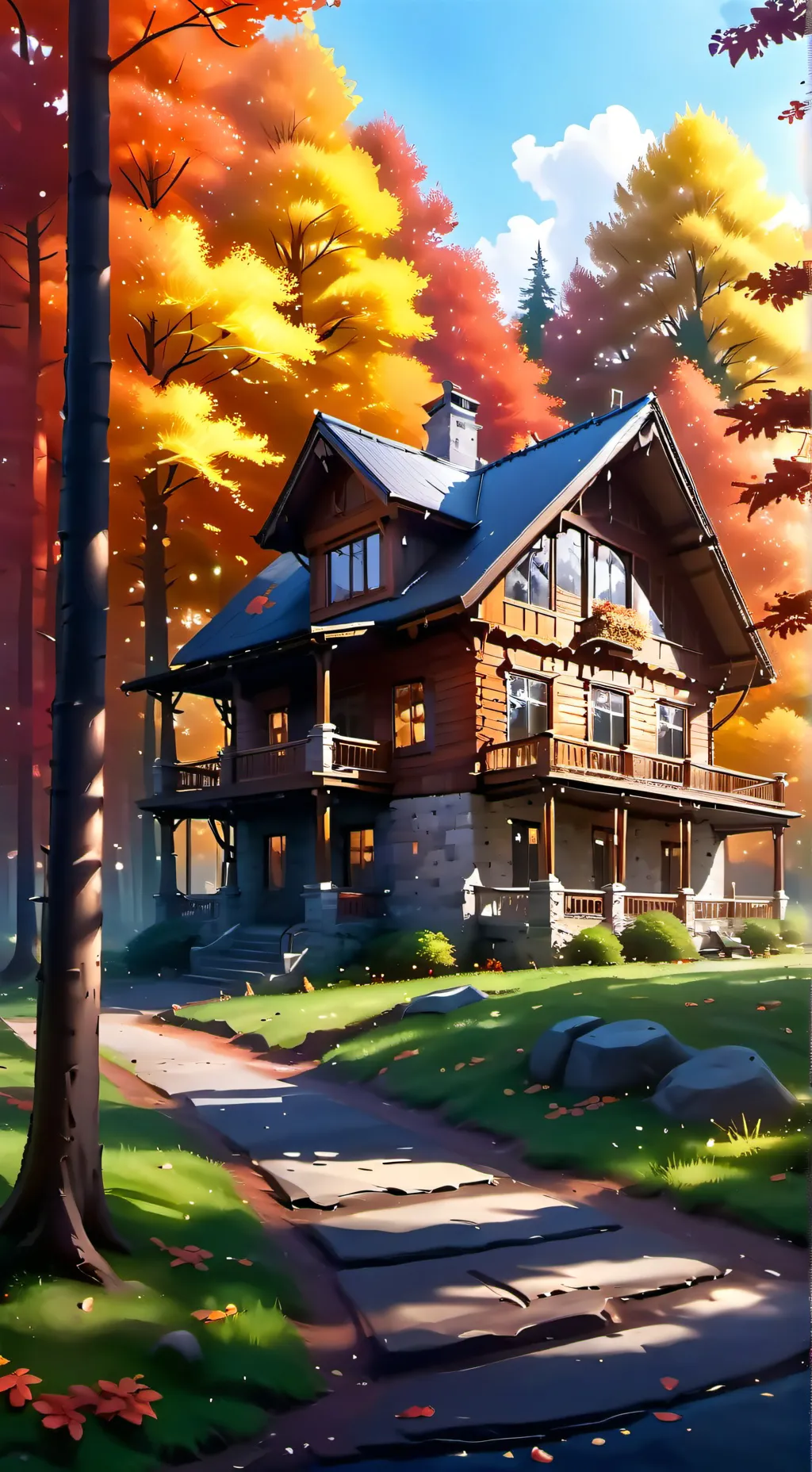 ai character: izuku+dabi+kitsuki background