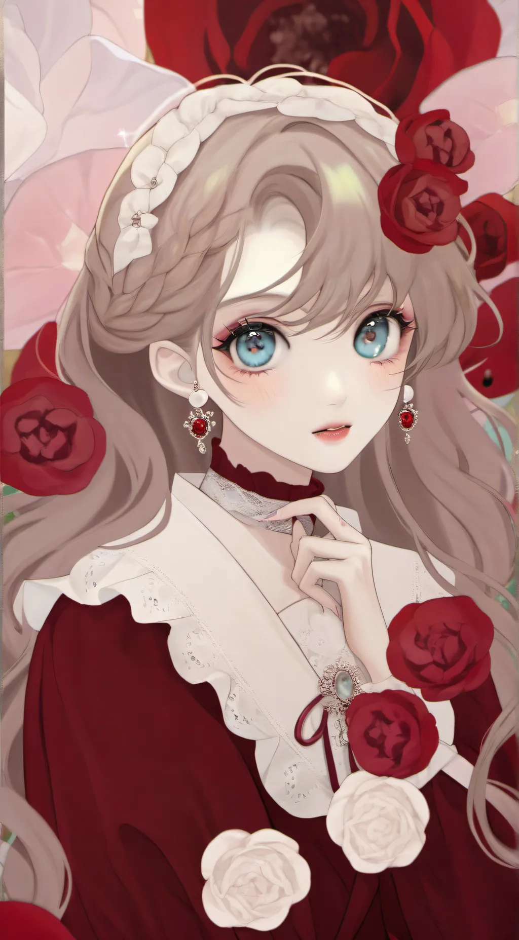 ai character: Black background