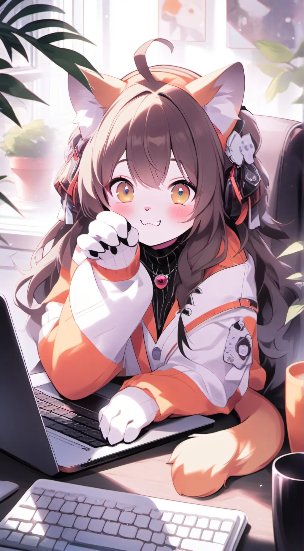 ai character: Glitch  background