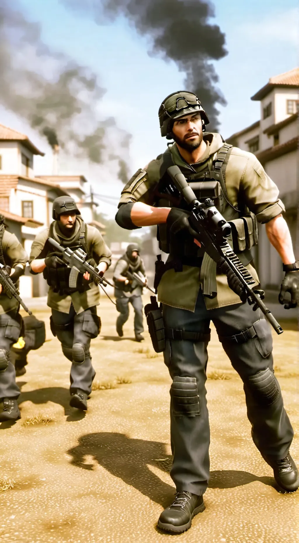 ai character: Call of Duty SPK background