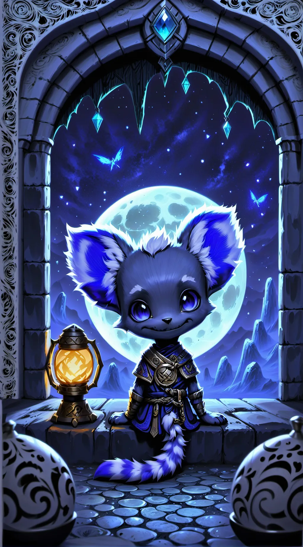 ai character: meets characters background