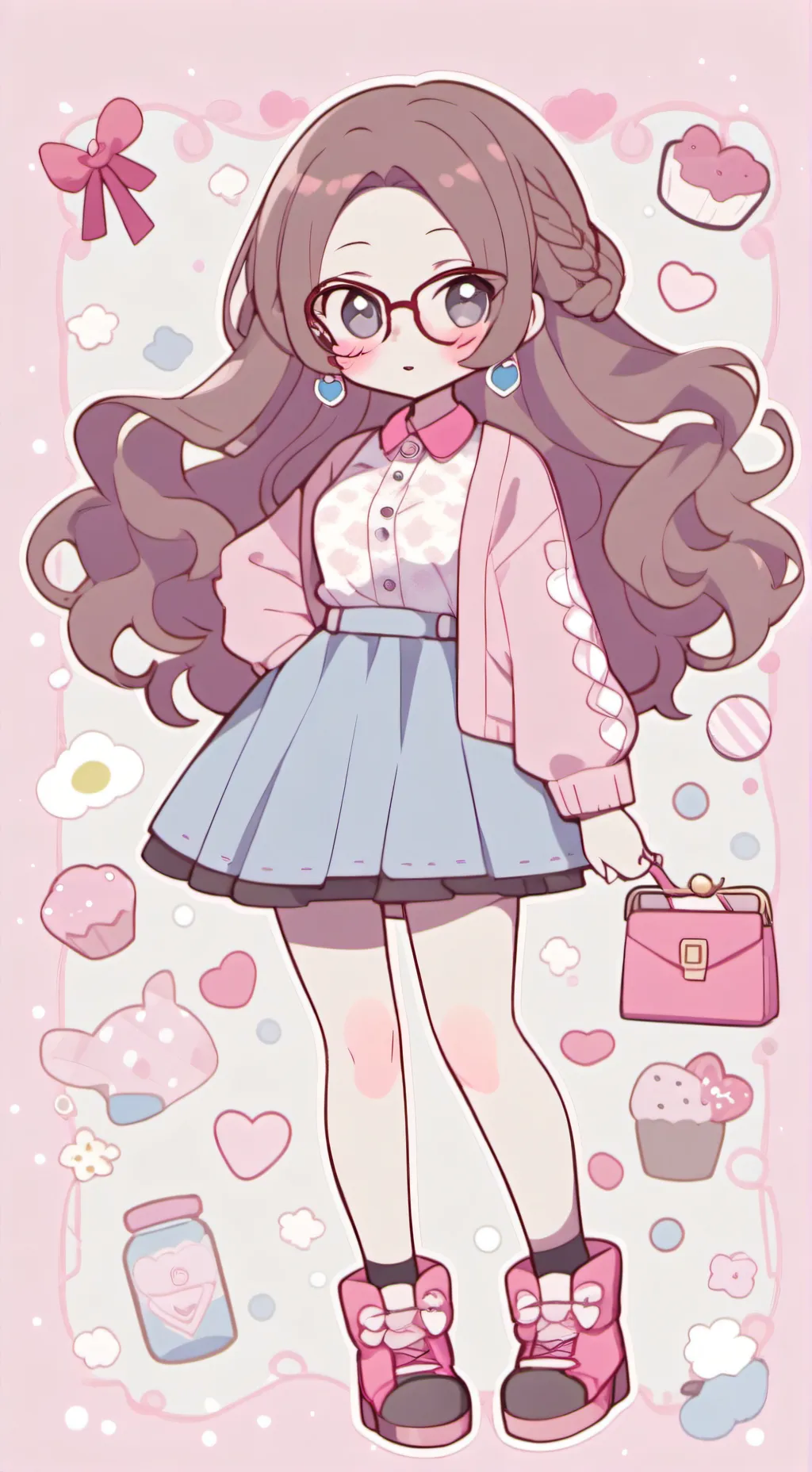 ai character: Miss marathon background