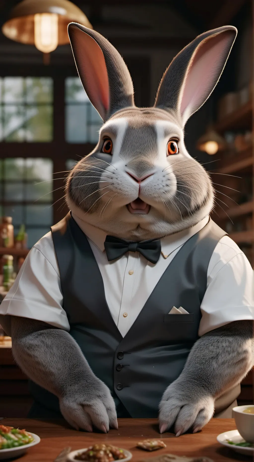 ai character: Harvey background