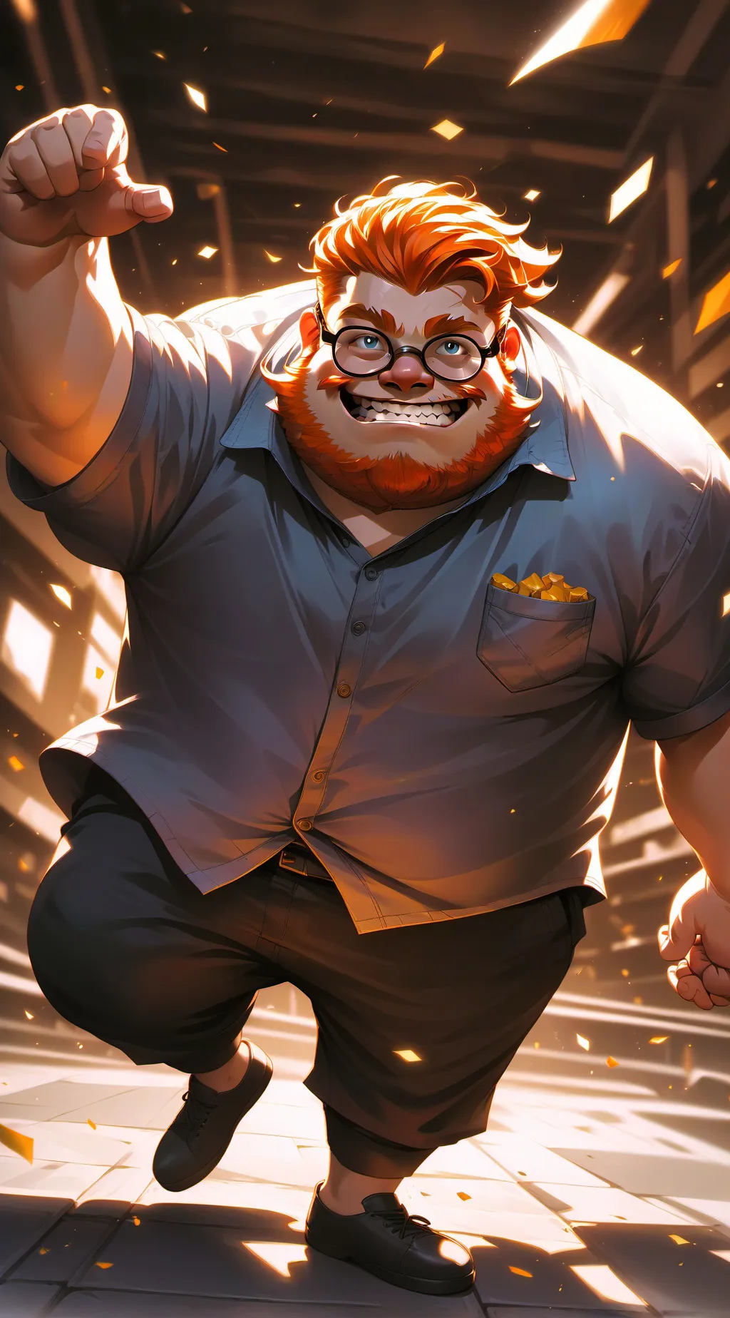 ai character: caseoh background