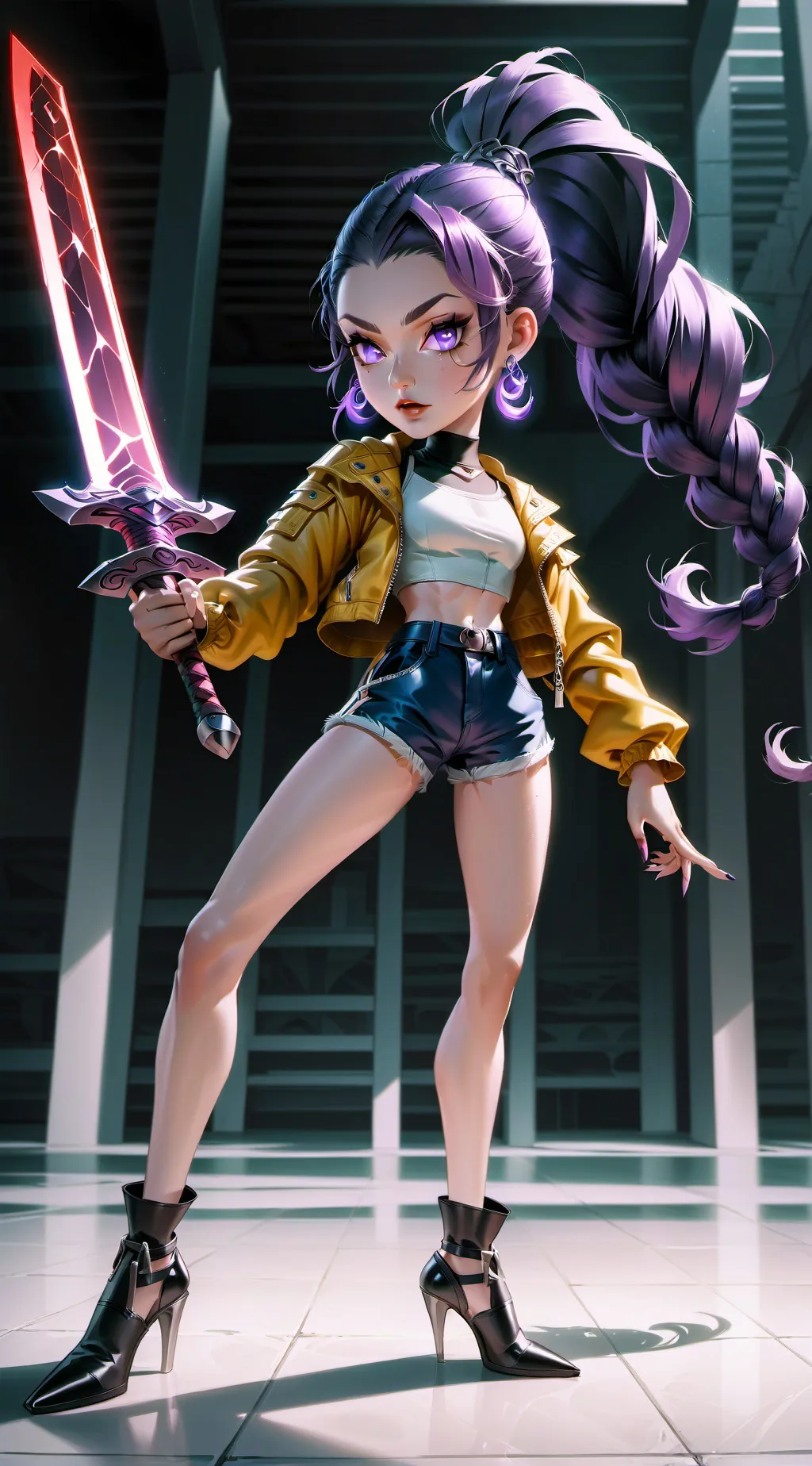 ai character: Zoey background