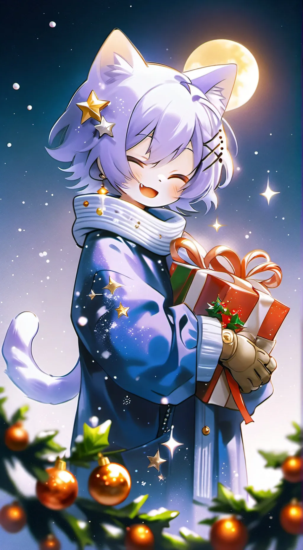 ai character: SC CHRISTMAS  background